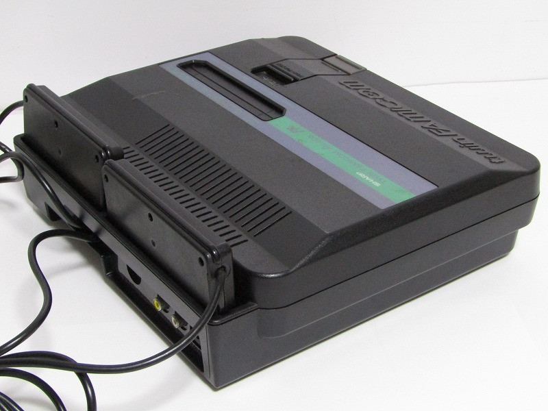 USA Sharp Twin Famicom Console Black Model AN-505-BK Famicom with Games Working!