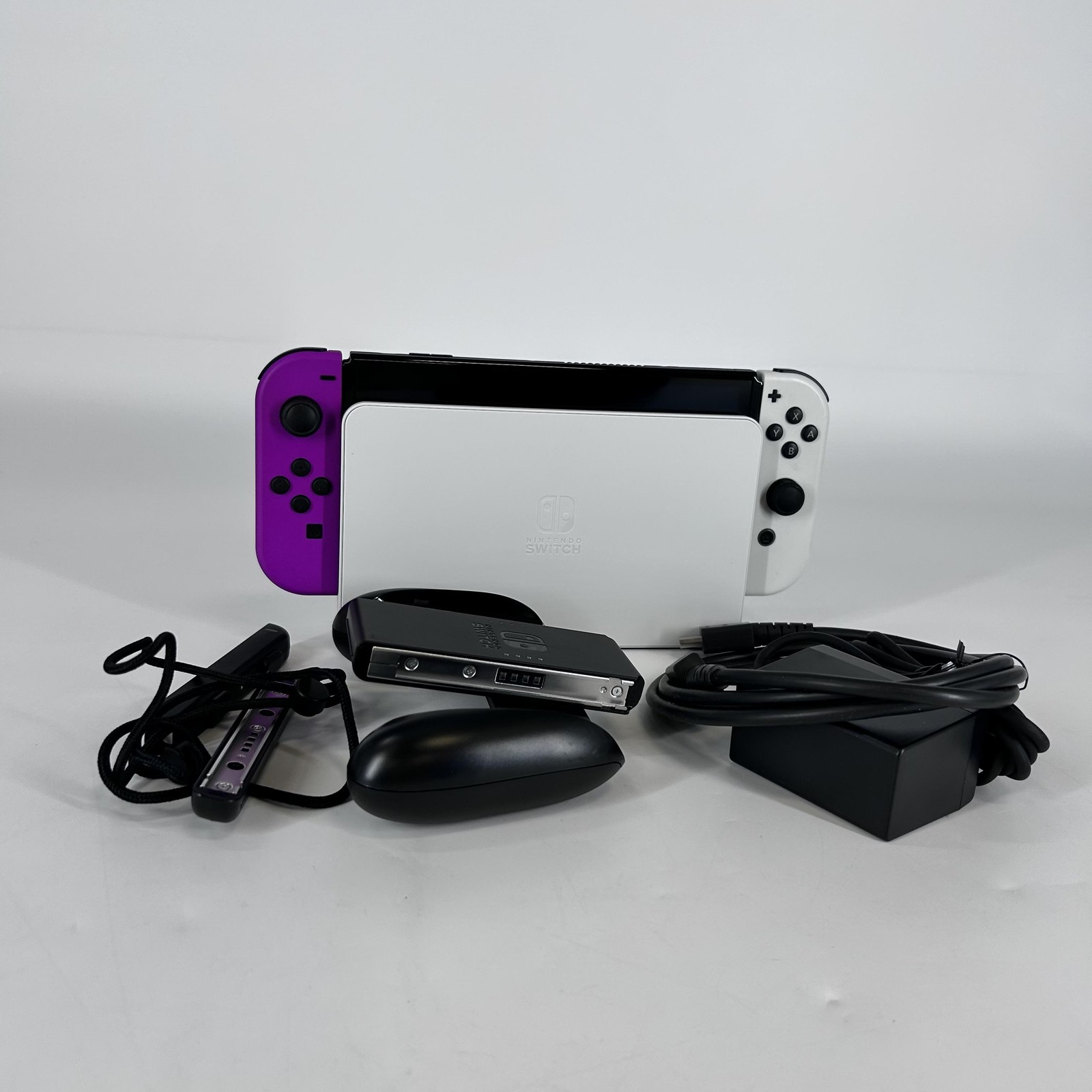 Nintendo Switch OLED Original Handheld Console Black 64GB w/ Charger – Very Good