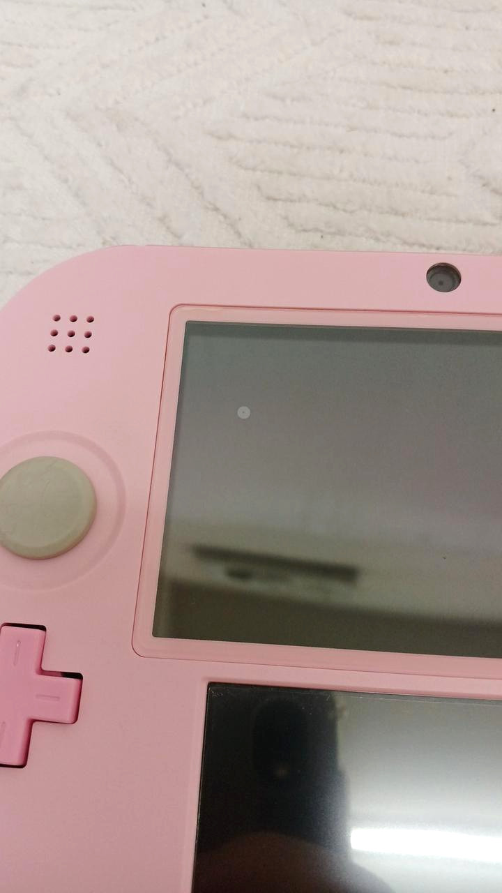 Nintendo 2DS Pink Console FTR-001 Handheld With Box, Charger No Software