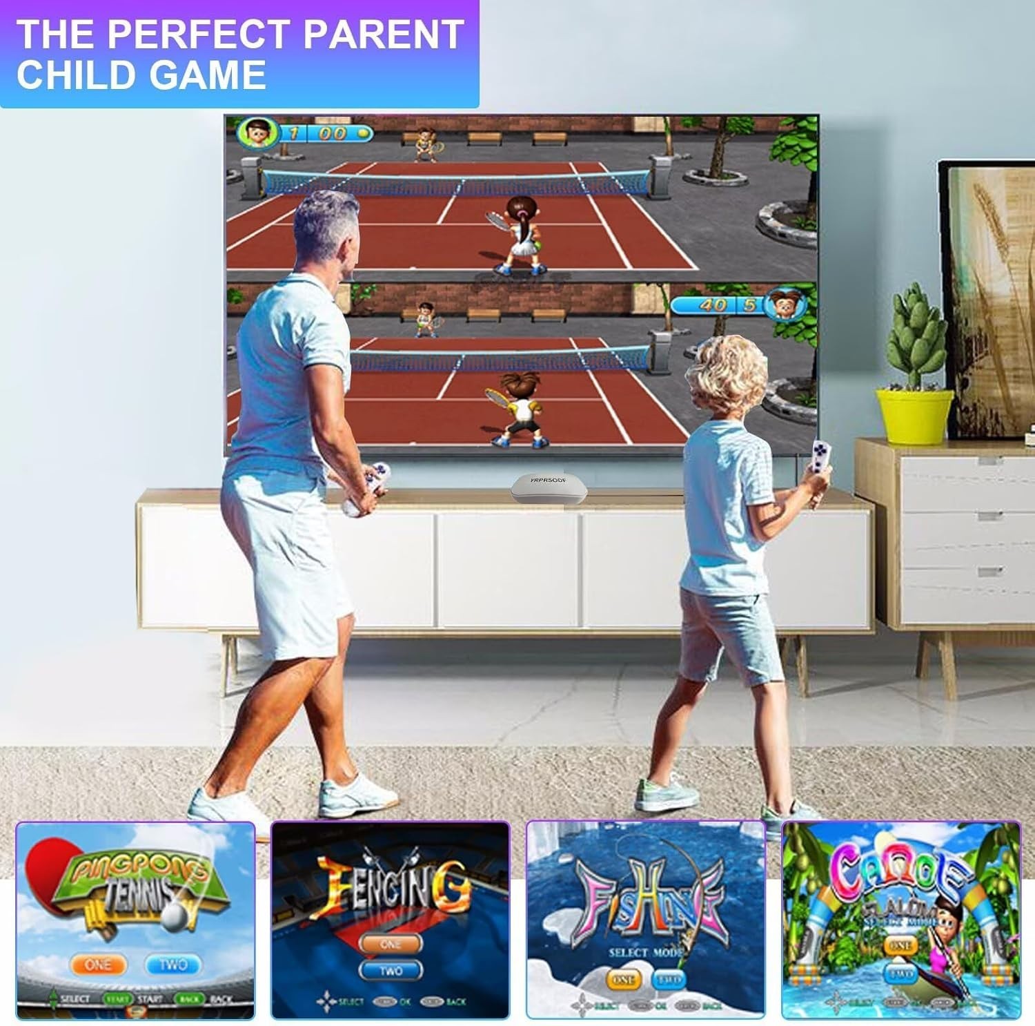 TV Game Console Built in 100+ Gam ES, Video Game Machine with 2.4G Wireless G…