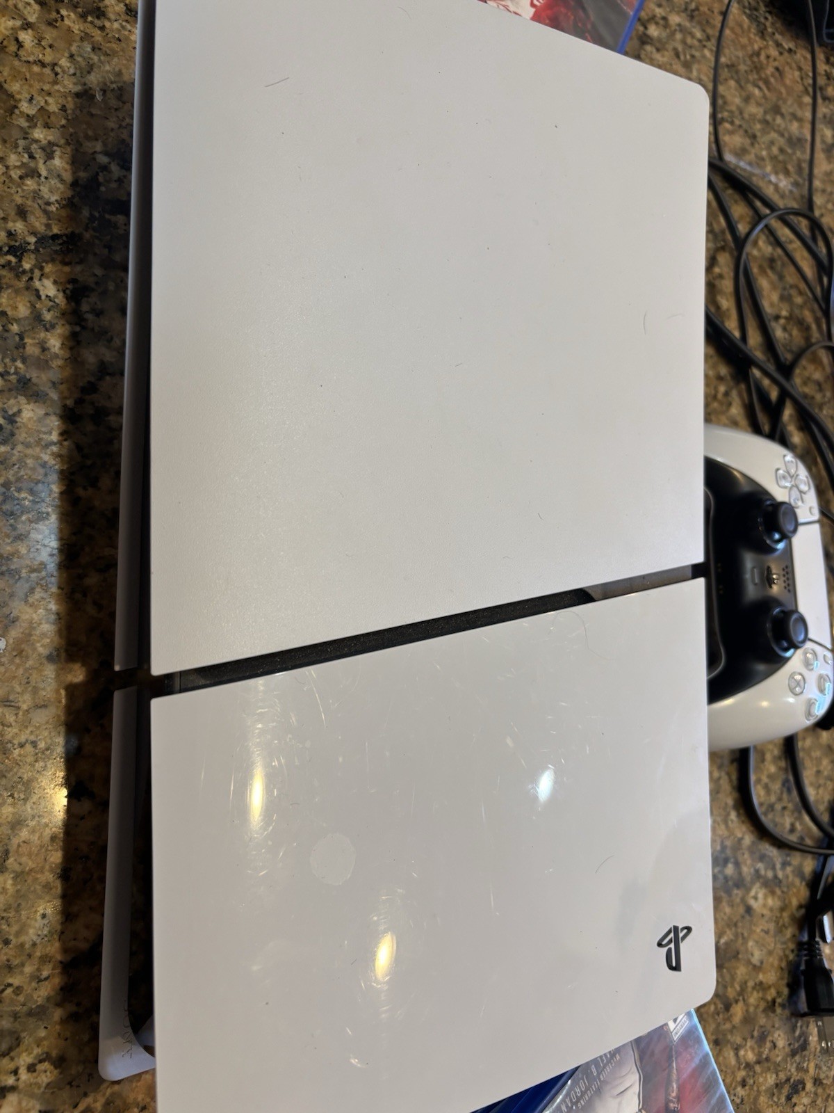 Perfect Condition PlayStation 5 Slim Digital Edition + Wireless Controller+Games