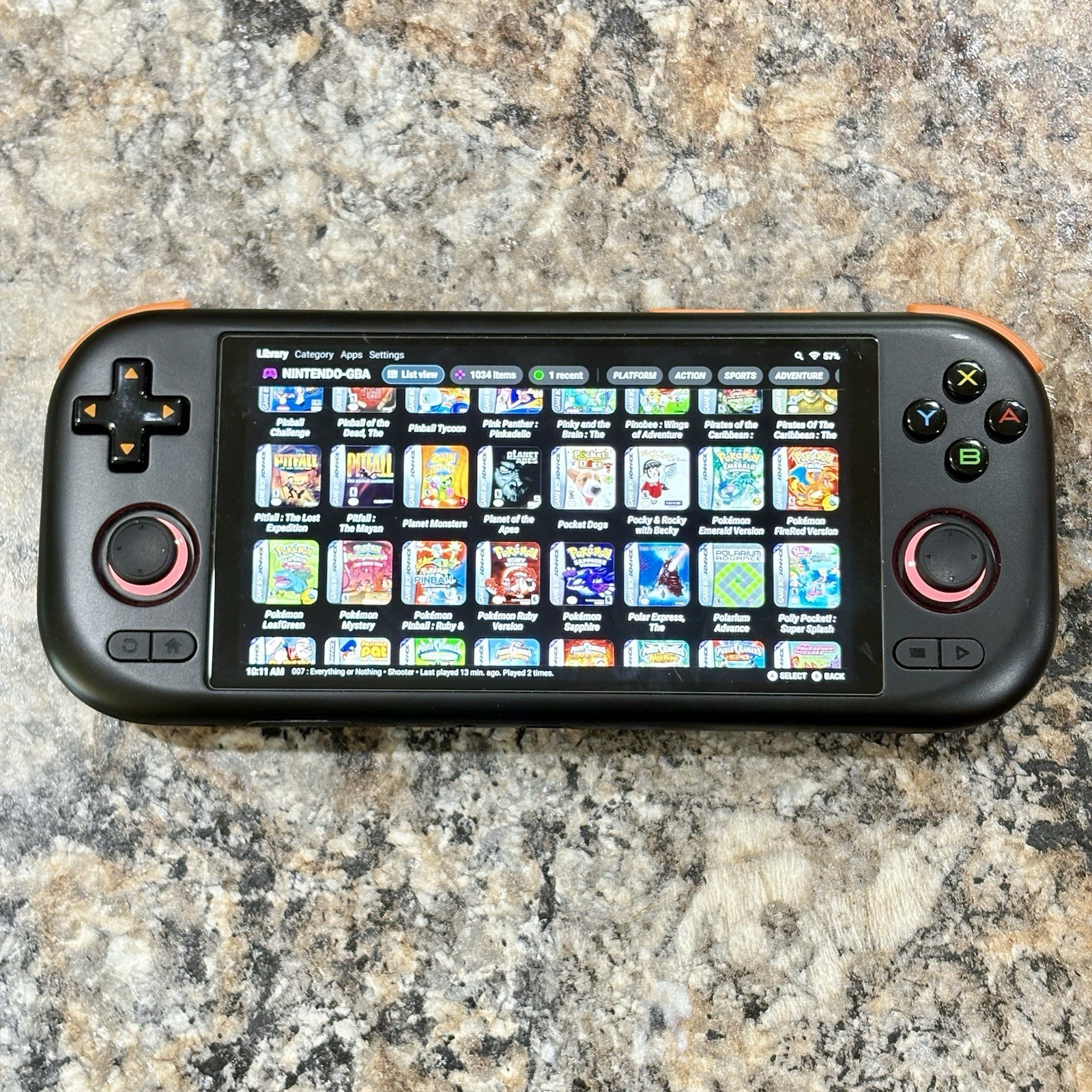Mangmi Air X + 256GB Card, Retro Gaming Handheld, Custom Loaded Ready To Play