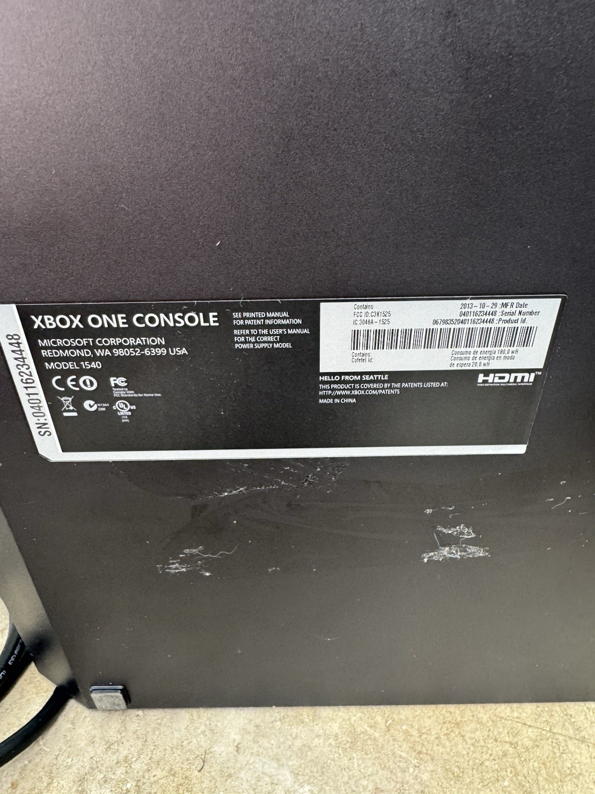 Microsoft Xbox One 500GB Console – Black