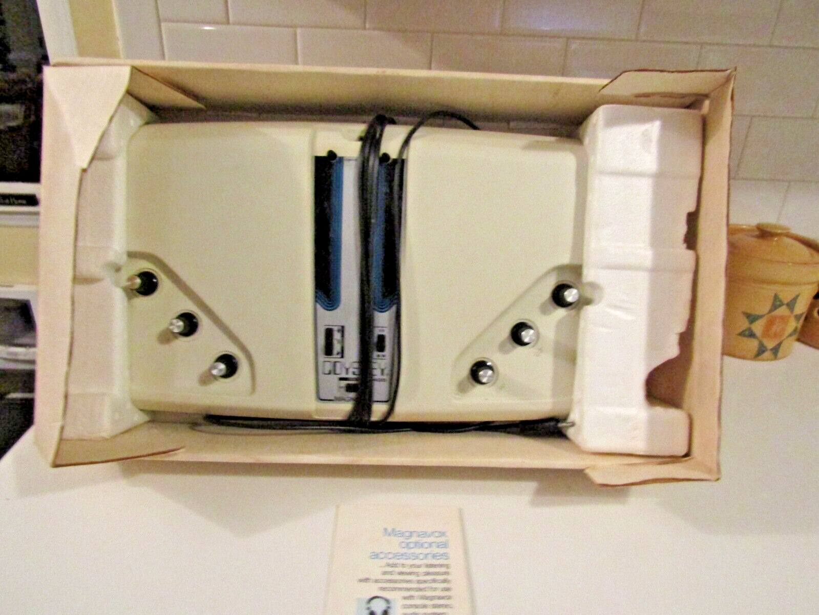 Odyssey 400 Magnavox Pong Consol 1976 Original Box Bottom Working!