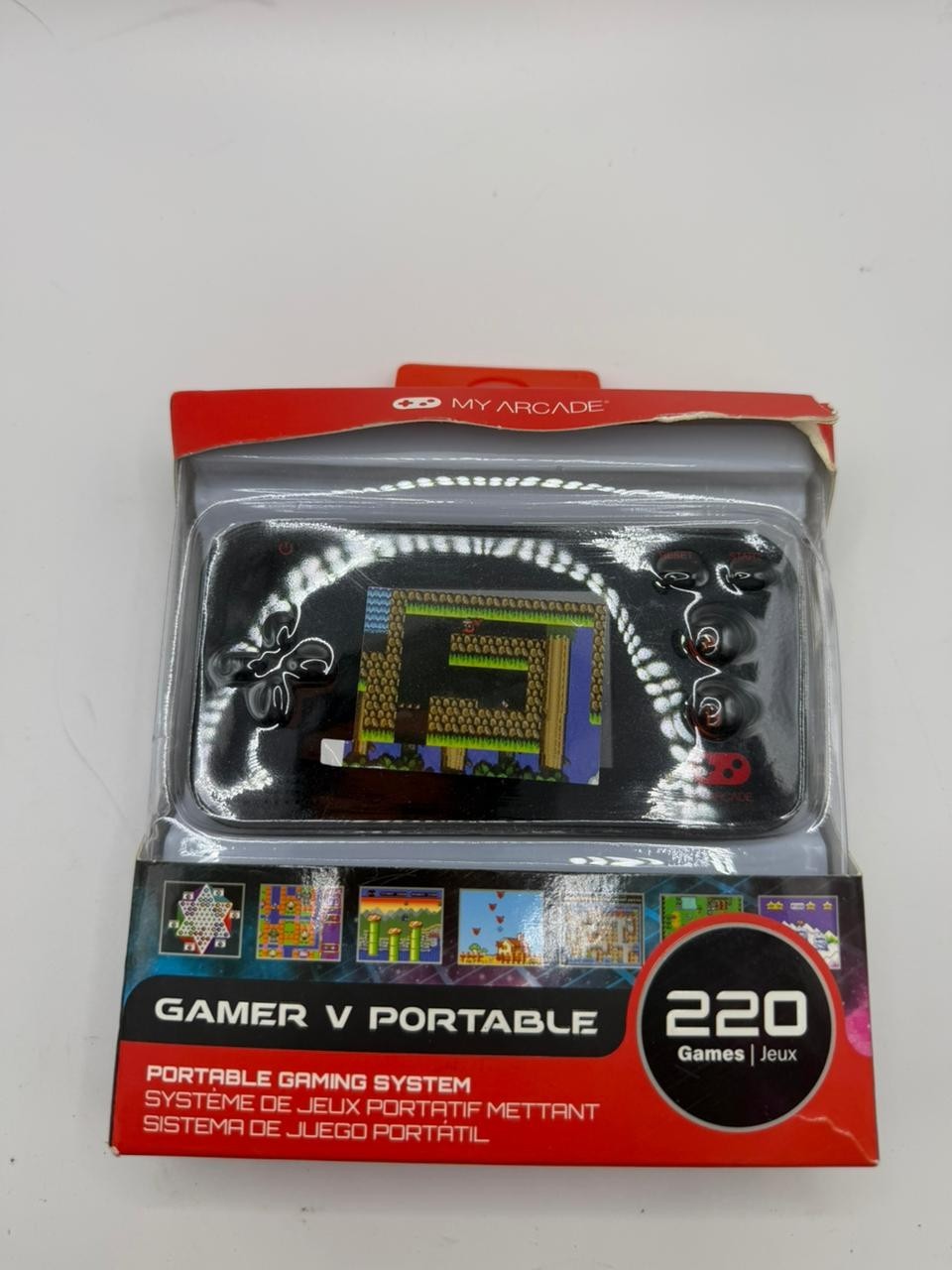 My Arcade Gamer V Portable – Handheld Gaming System – 220 Retro Style Games