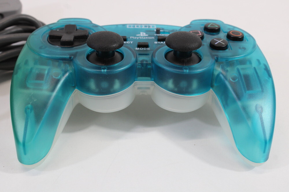 Hori Clear Blue x White Analog SIndou Pad Controller Playstation PS2 DualShock 2