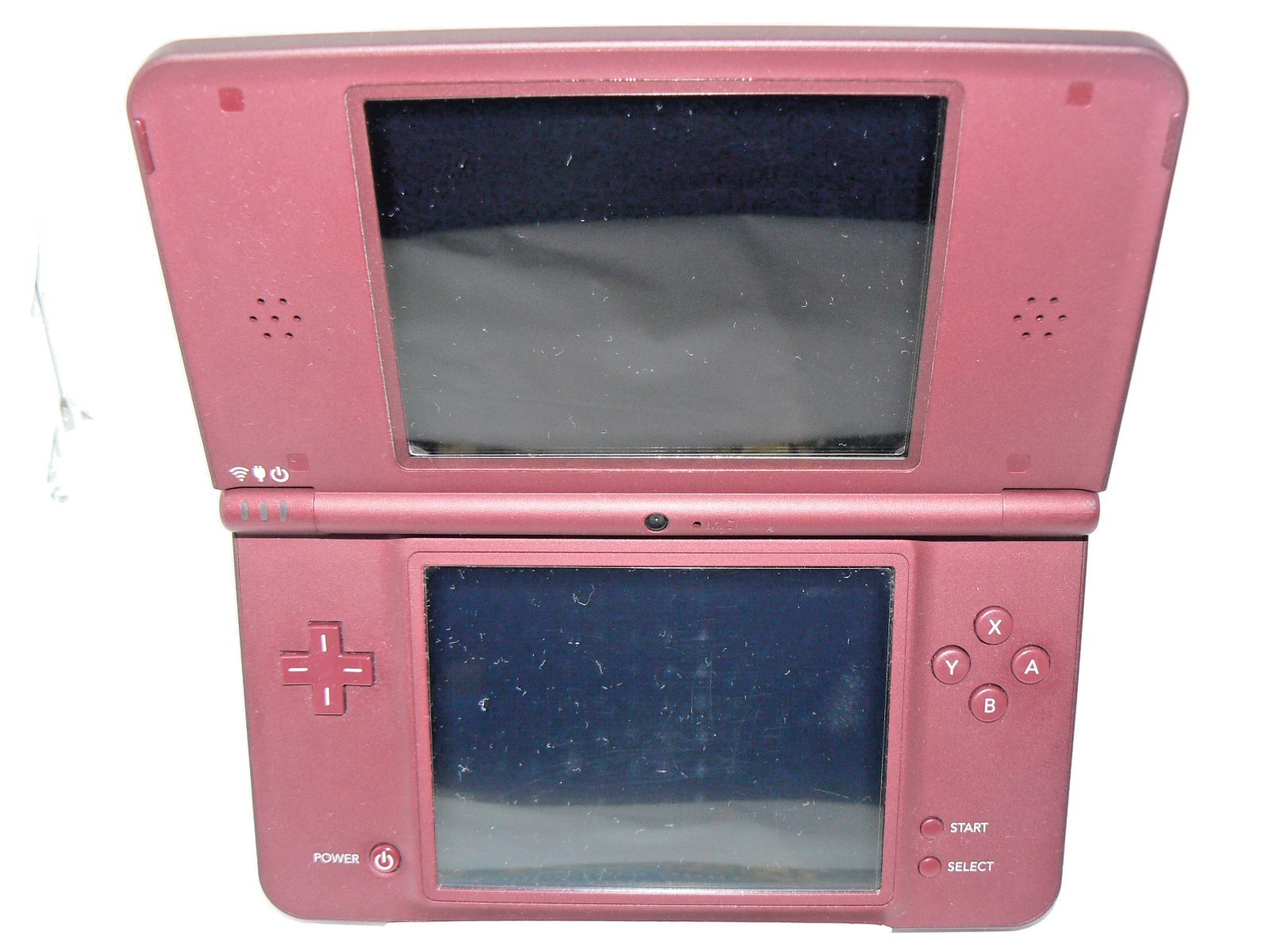 Nintendo DSi LL XL DS Burgundy Wine Red Console Used Tested NTSC-J