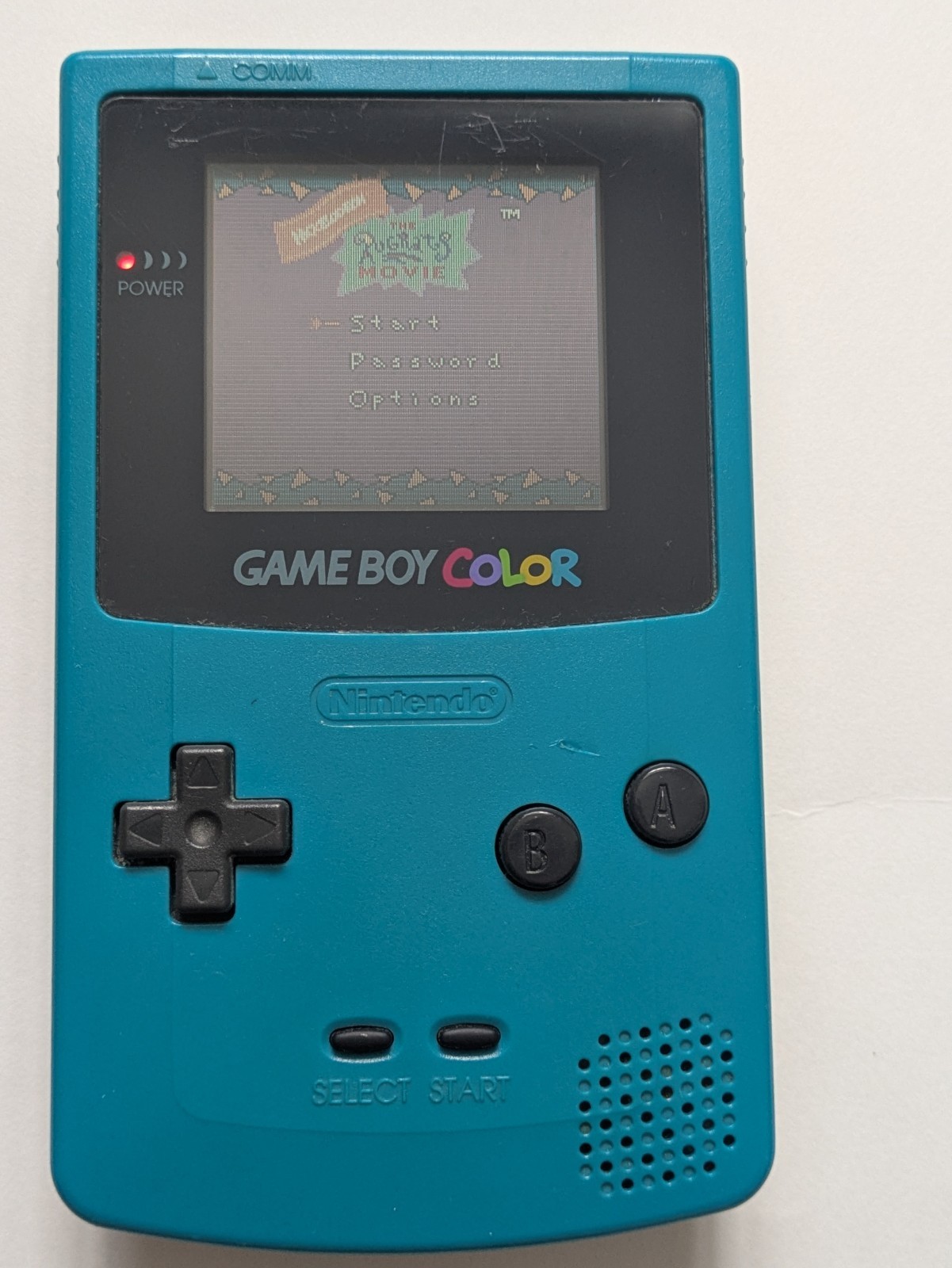 Nintendo Game Boy Color Handheld Game Console – Teal – Tested w Rugrats Game