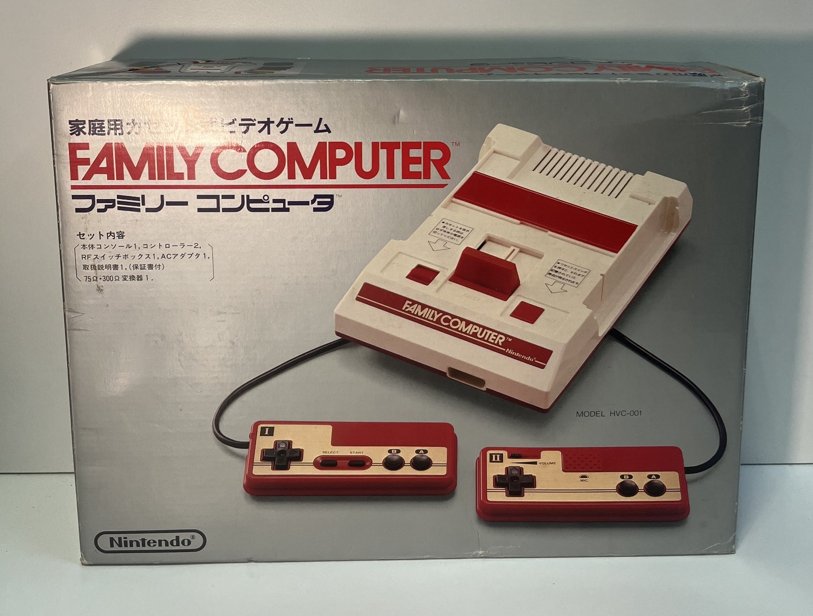 NINTENDO FAMICOM TESTED NTSC JAPAN CONSOLE VINTAGE VERSION BOXED 1983