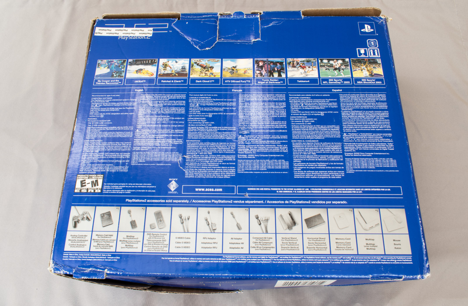 Sony PlayStation 2 Complete in Box MATCHING SERIAL # – Tested Works! SCPH-39001