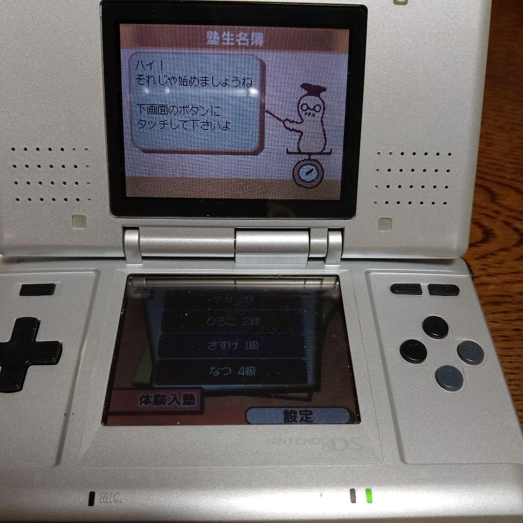 Nintendo DS Launch Edition Platinum Silver Handheld Console System Japan