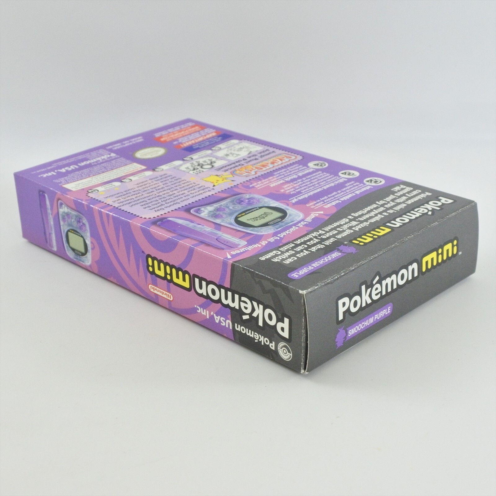 Pokemon Mini SMOOCHUM PURPLE Console MIN-001 US Version Boxed 1817 Nintendo