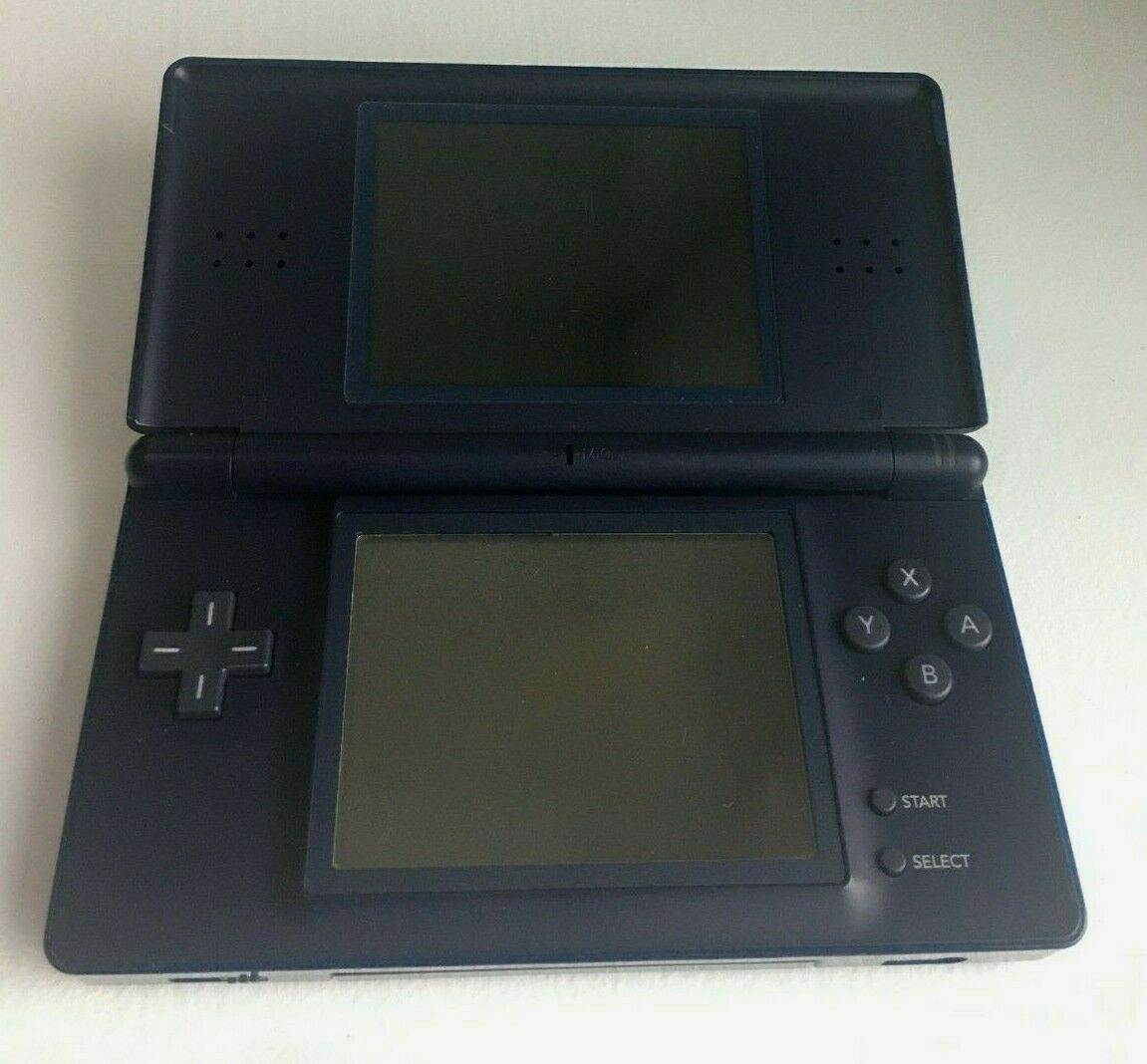 Nintendo DS Lite with AC Charger USG-001- Enamel Navy – GOOD CONDITION