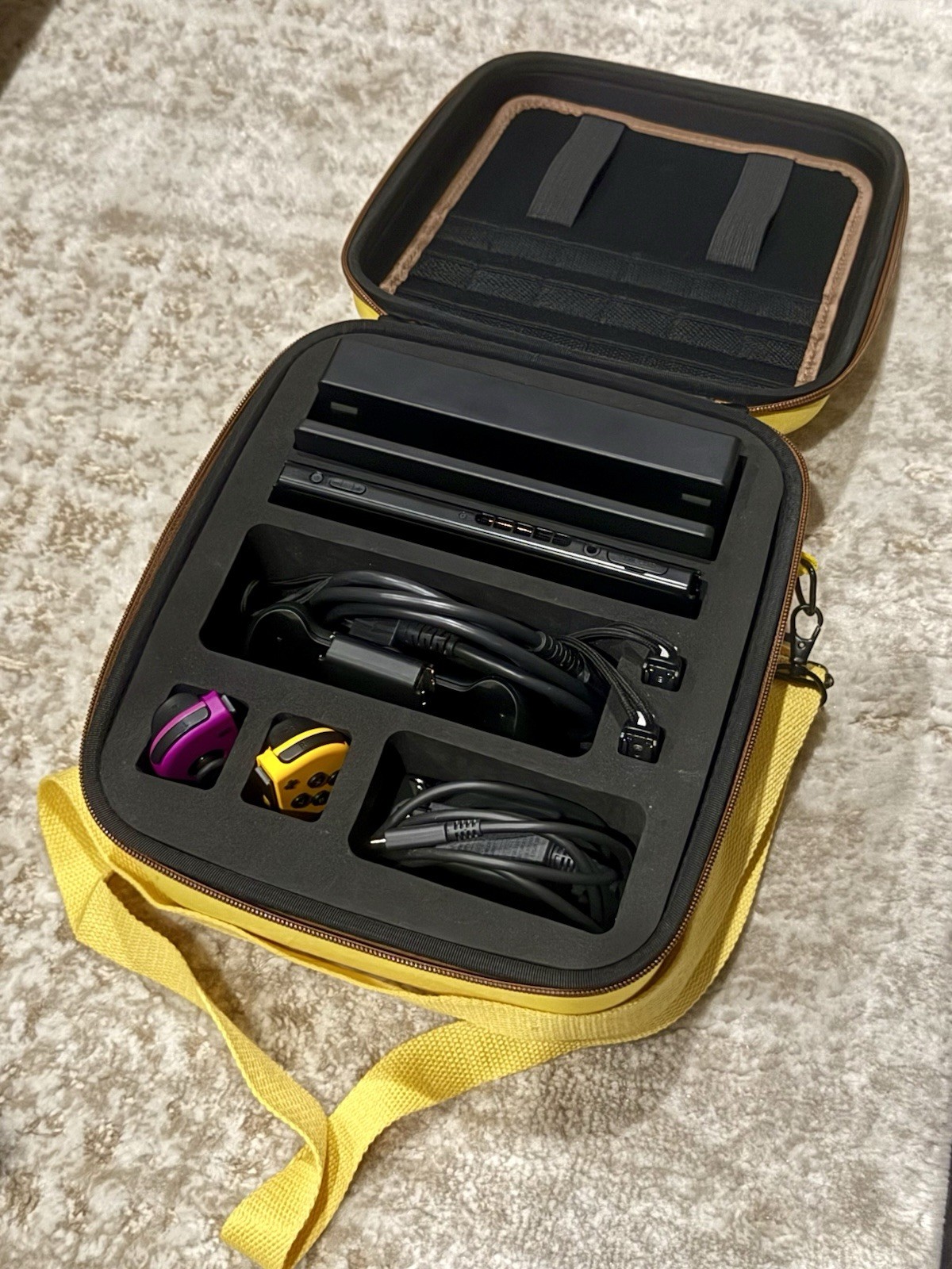Nintendo Switch Full Set with Console, Charging Case, Controller, Carrying Cases