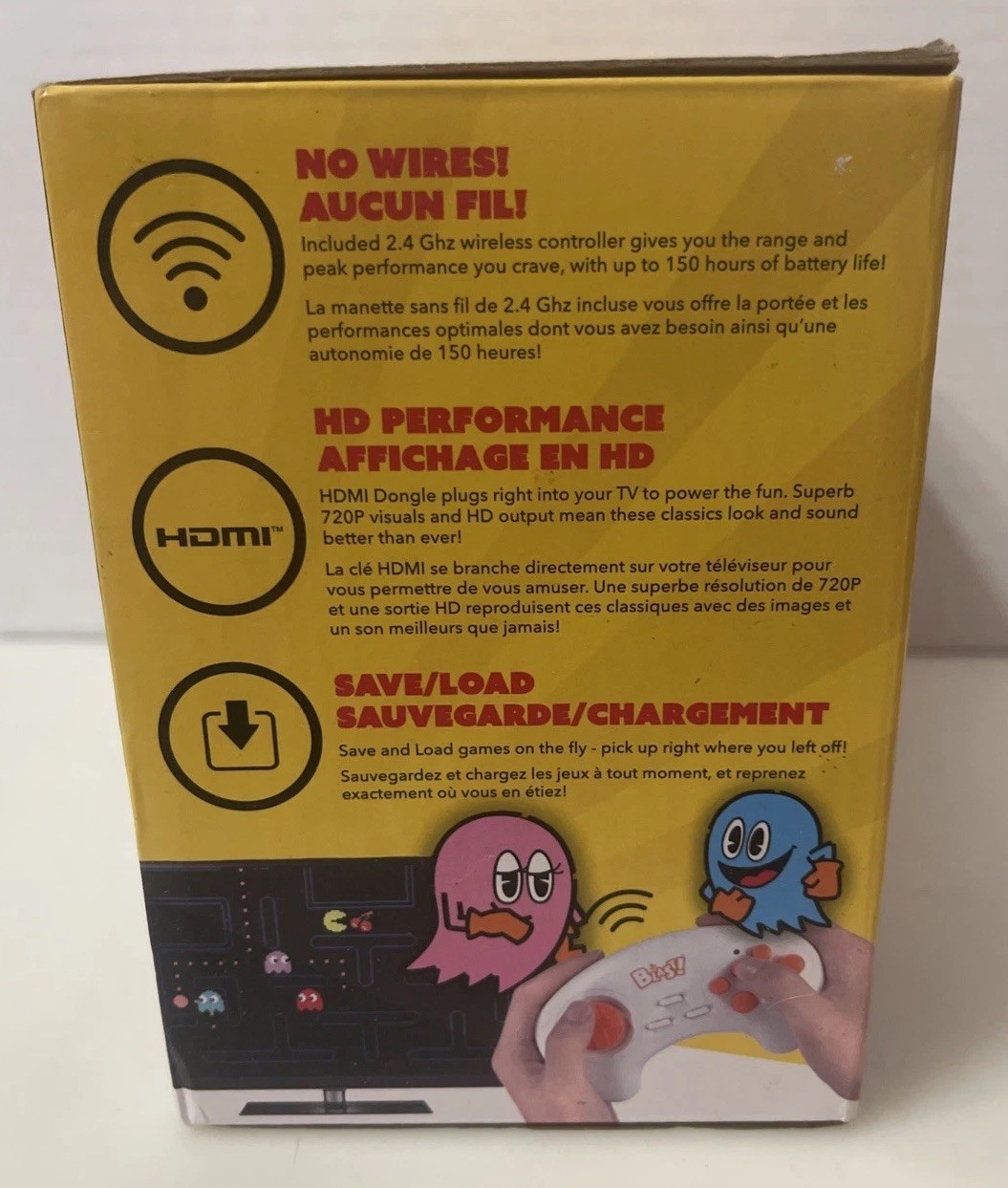 Bandai Namco Flashback Blast! PAC-Man 8 Built In Games 2018