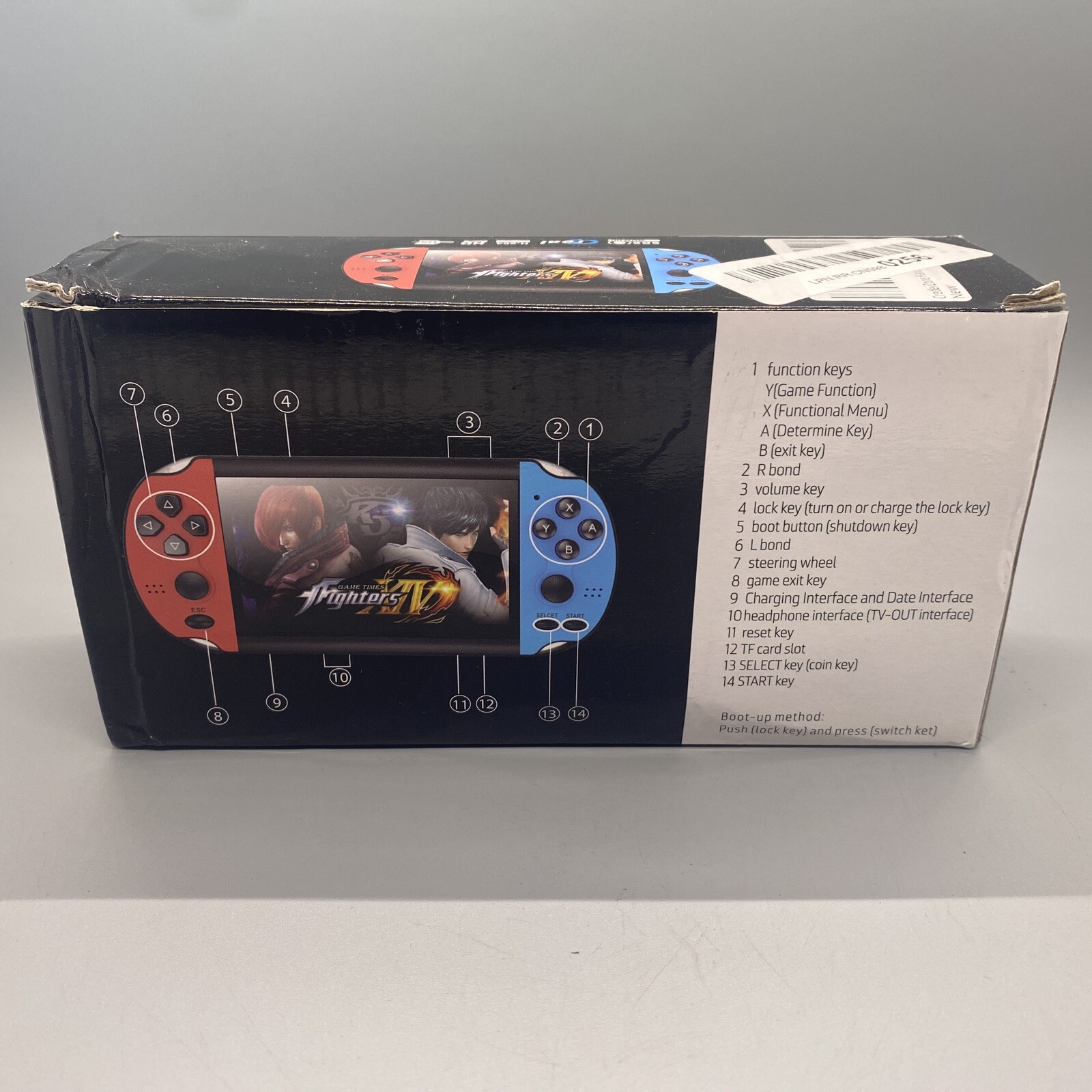 Handheld Game Console 4.3 inch Retro Handheld Games Console Built-in Games 8GB