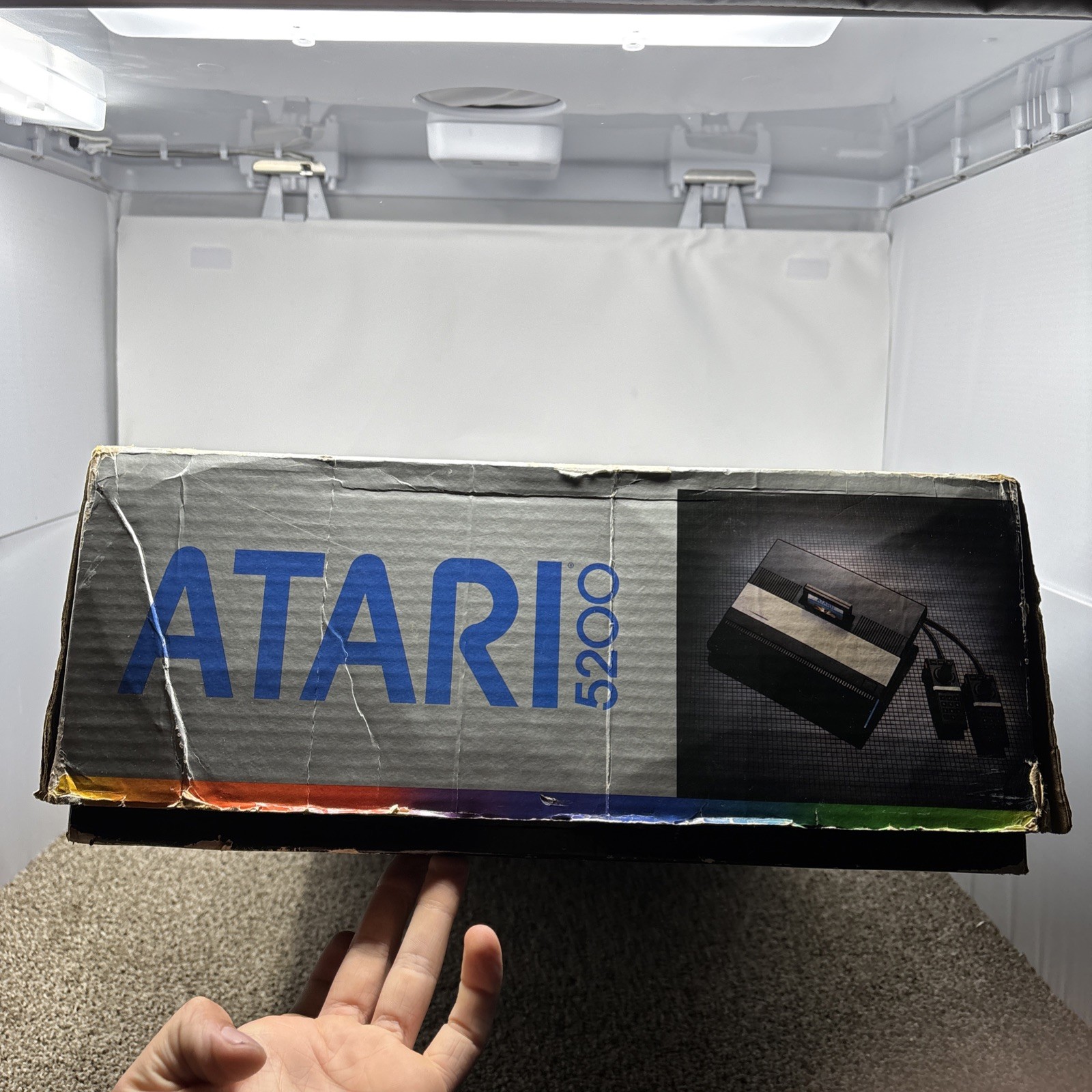 Atari 5200 Console Bundle Lot Tested With All Cables And Game in Box Console
