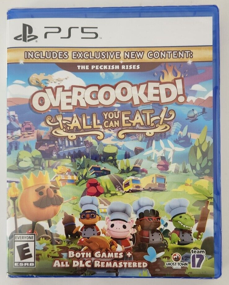 Overcooked! All You Can Eat PS5 Brand New Game Special (2020 Casual Platform)