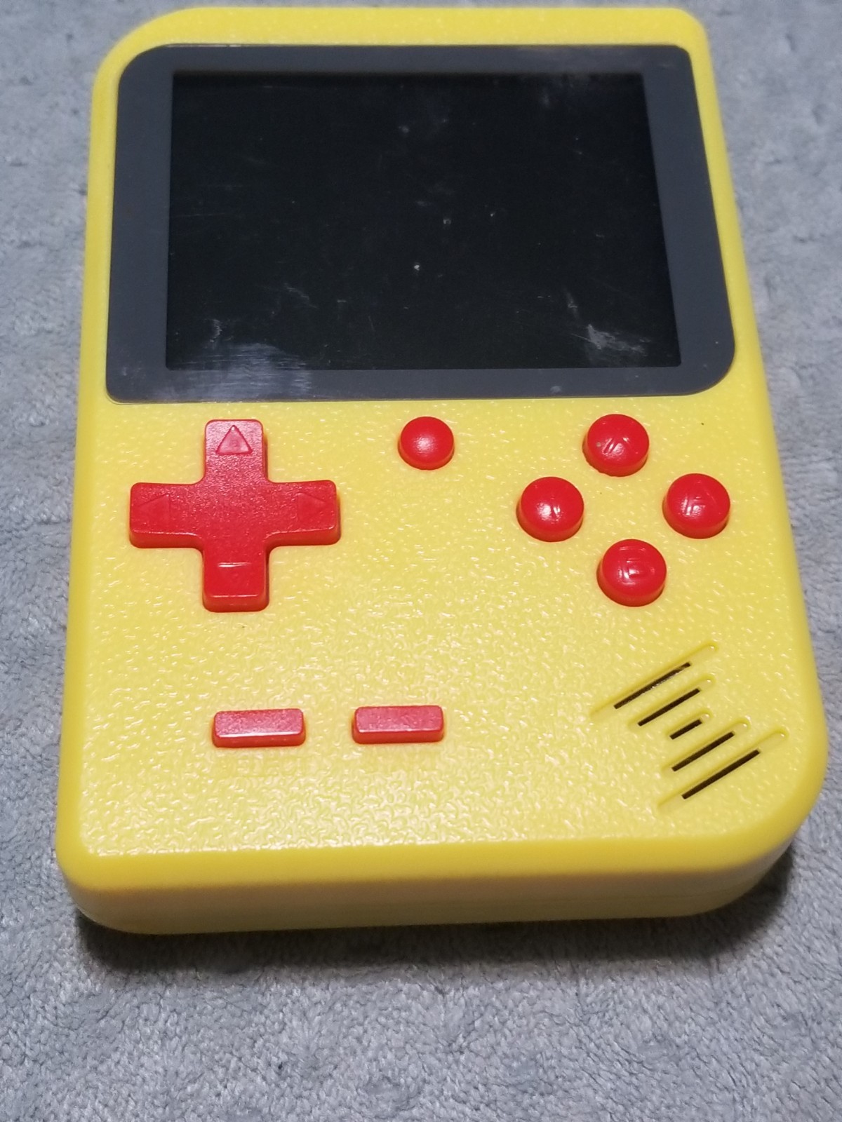 Retro Handheld Game Console 400 In 1 Classic Games 3.0″ Screen Portable Yellow.