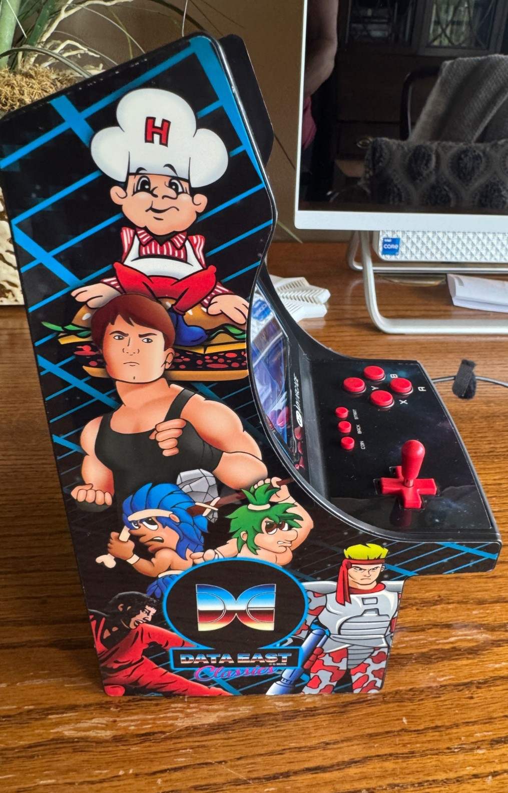 My Arcade Data East Classics Mini Player 10″ Inch Mini Arcade Machine Cabinet