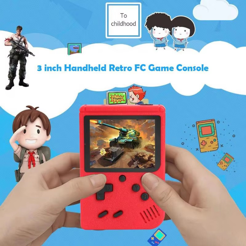 New Mini Retro Video Game Console 500 Games Portable Handheld Kids Game Console