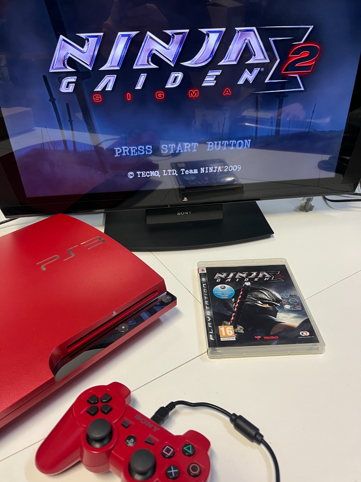 PLAYSTATION 3 LIMITED EDITION SCARLET RED 320GB CECH-3000B SR JAPAN CONSOLE