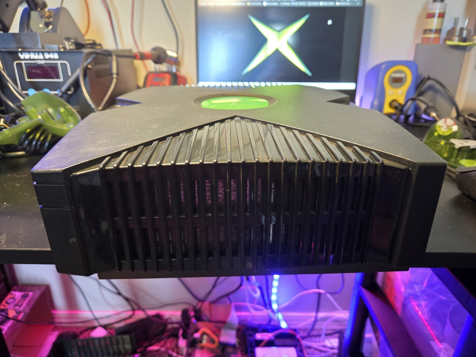 Original Xbox Black V1.0 Console Only Reconditioned, Recapped, Repasted