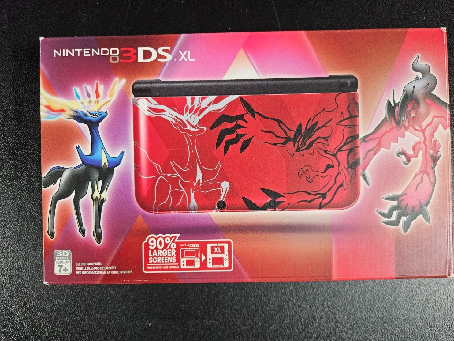 Nintendo 3DS XL Pokemon Xerneas & Pokemon Yveltal Red Edition – CIB Complete VG