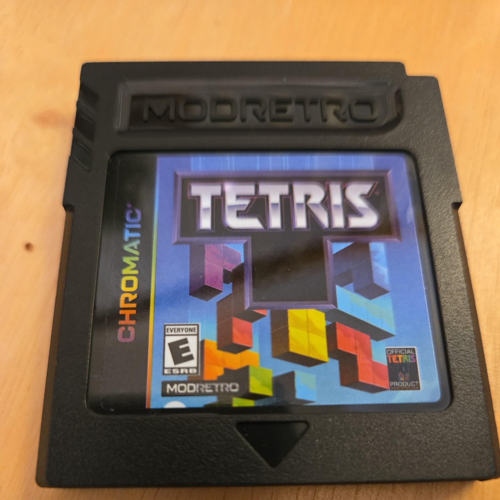 ModRetro Chromatic 1st Edition GameStop Exclusive Grey with Tetris