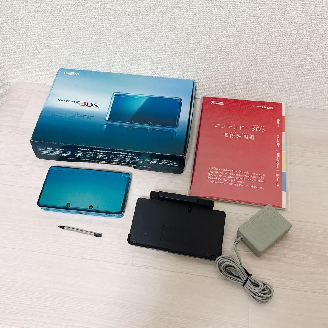 3DS/2DS/DS 2808 Rare Item Nintendo 3Ds Aqua Blue Japan