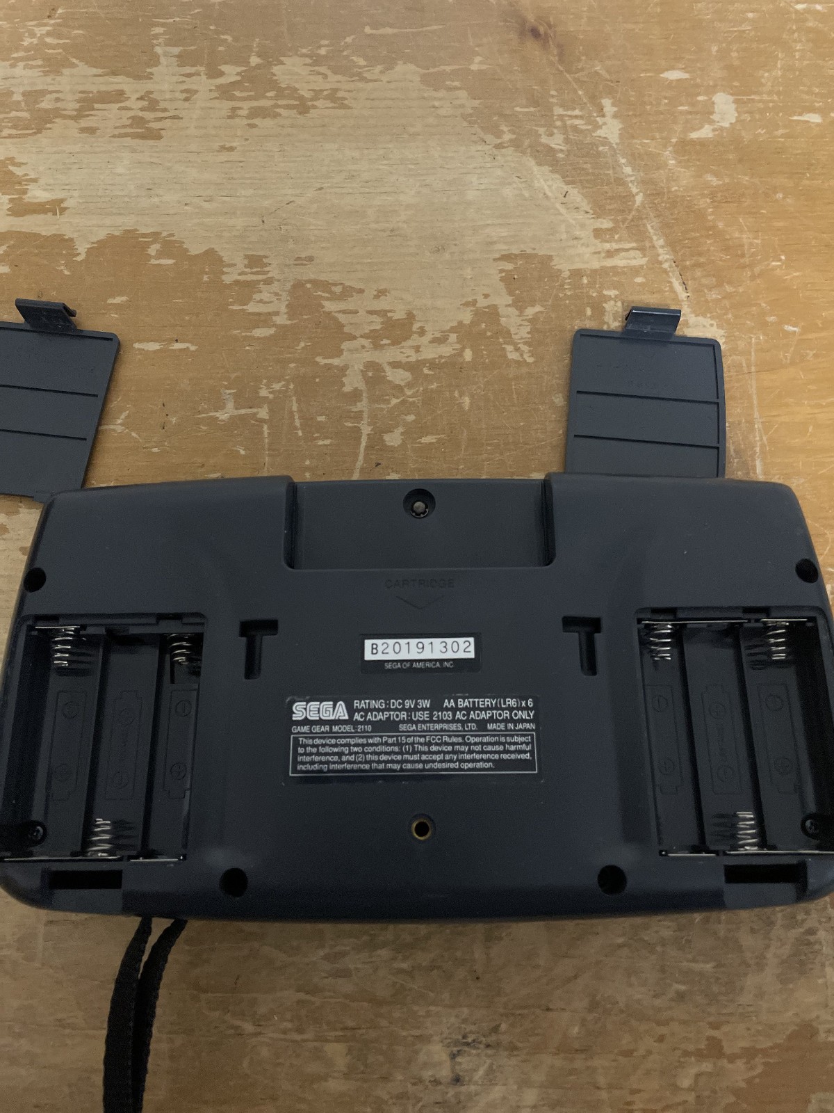 Sega Game Gear Console w/ AC Adapter Turns On (No Sound READ DESCRIPTION)