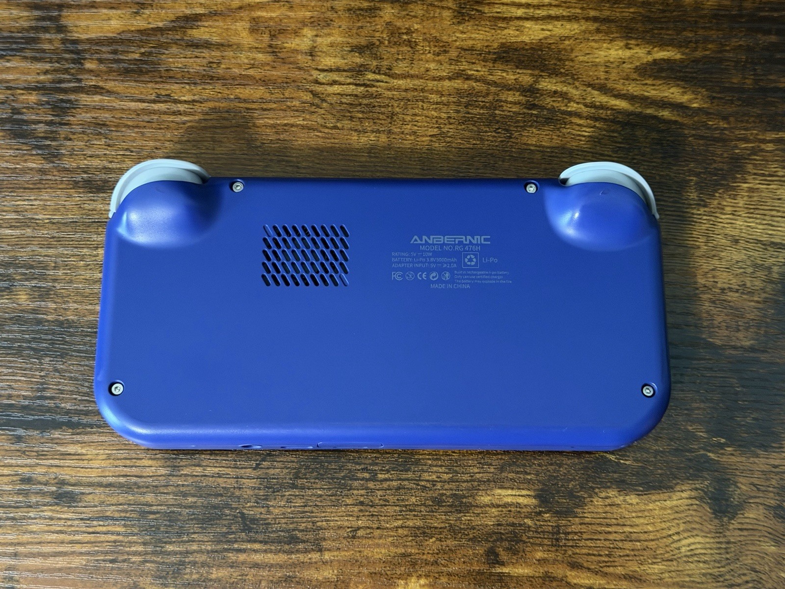 Anbernic RG476H Retro Gaming Handheld Excellent With Case, Grip, GammaOS Lite