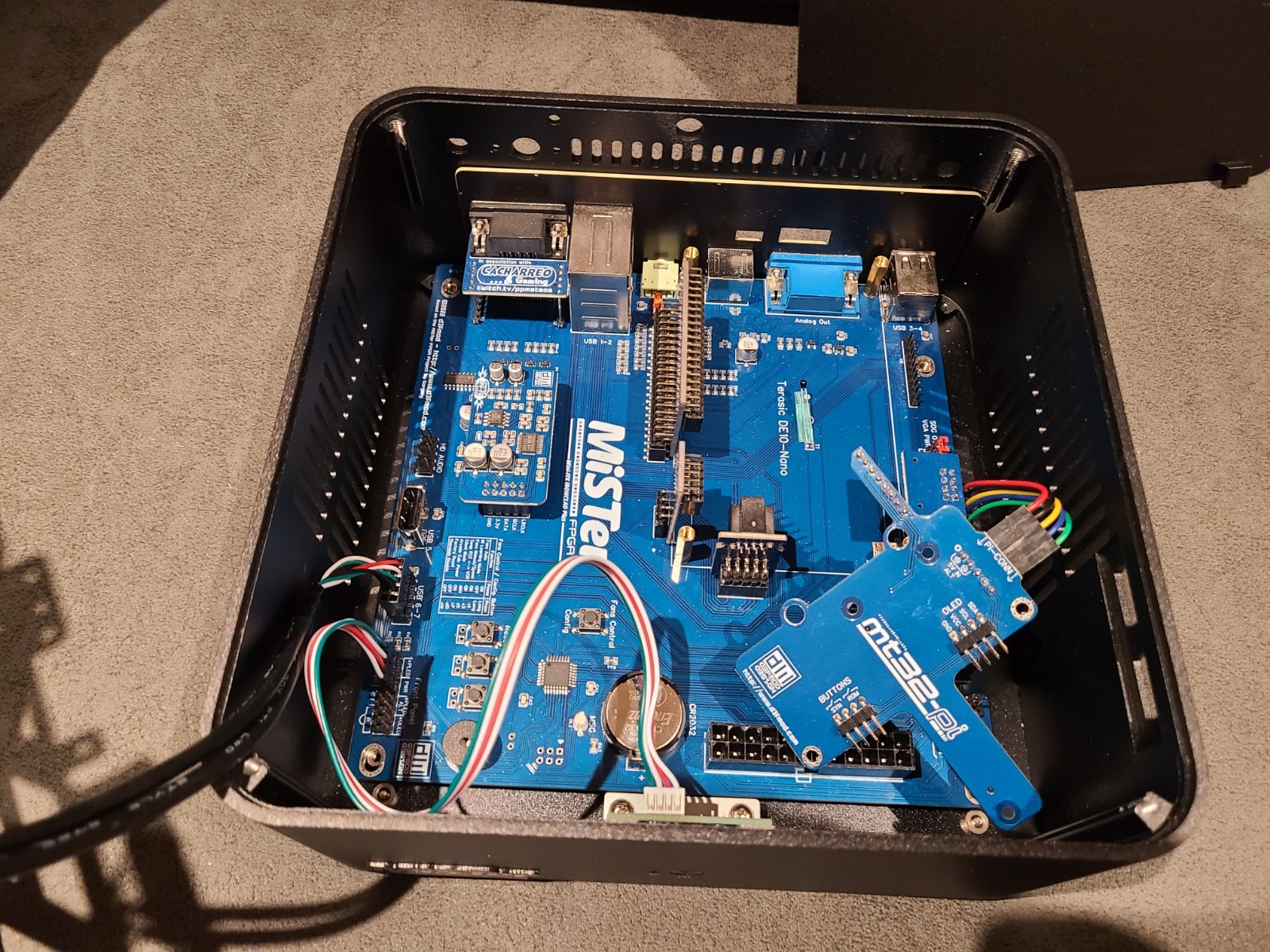D3fmod Ironclad Plus Mister FPGA ITX I/O Board mt32pi Hat, Hi-fi SoundBlaster