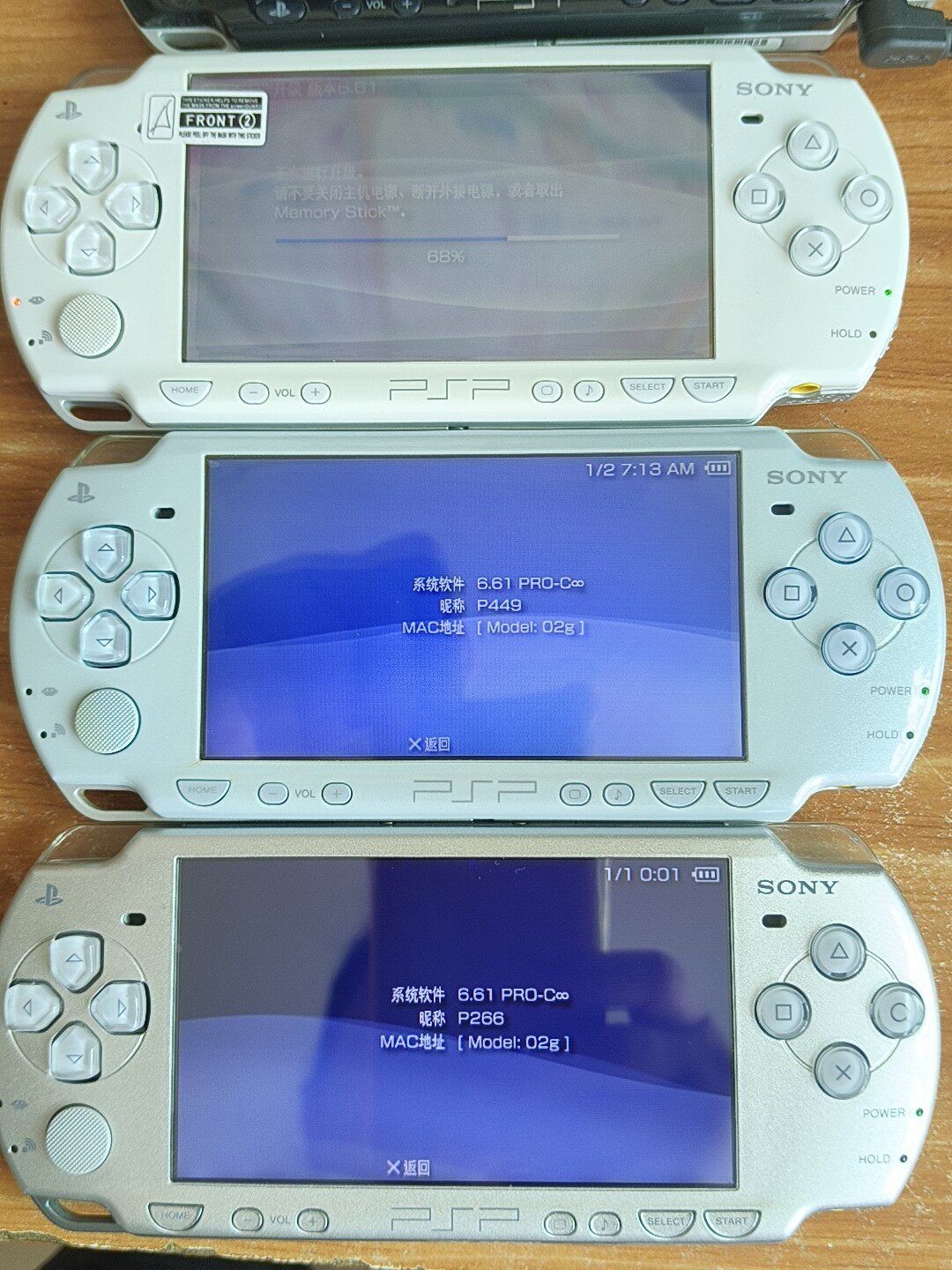 psp2000, color optional, 128g full game