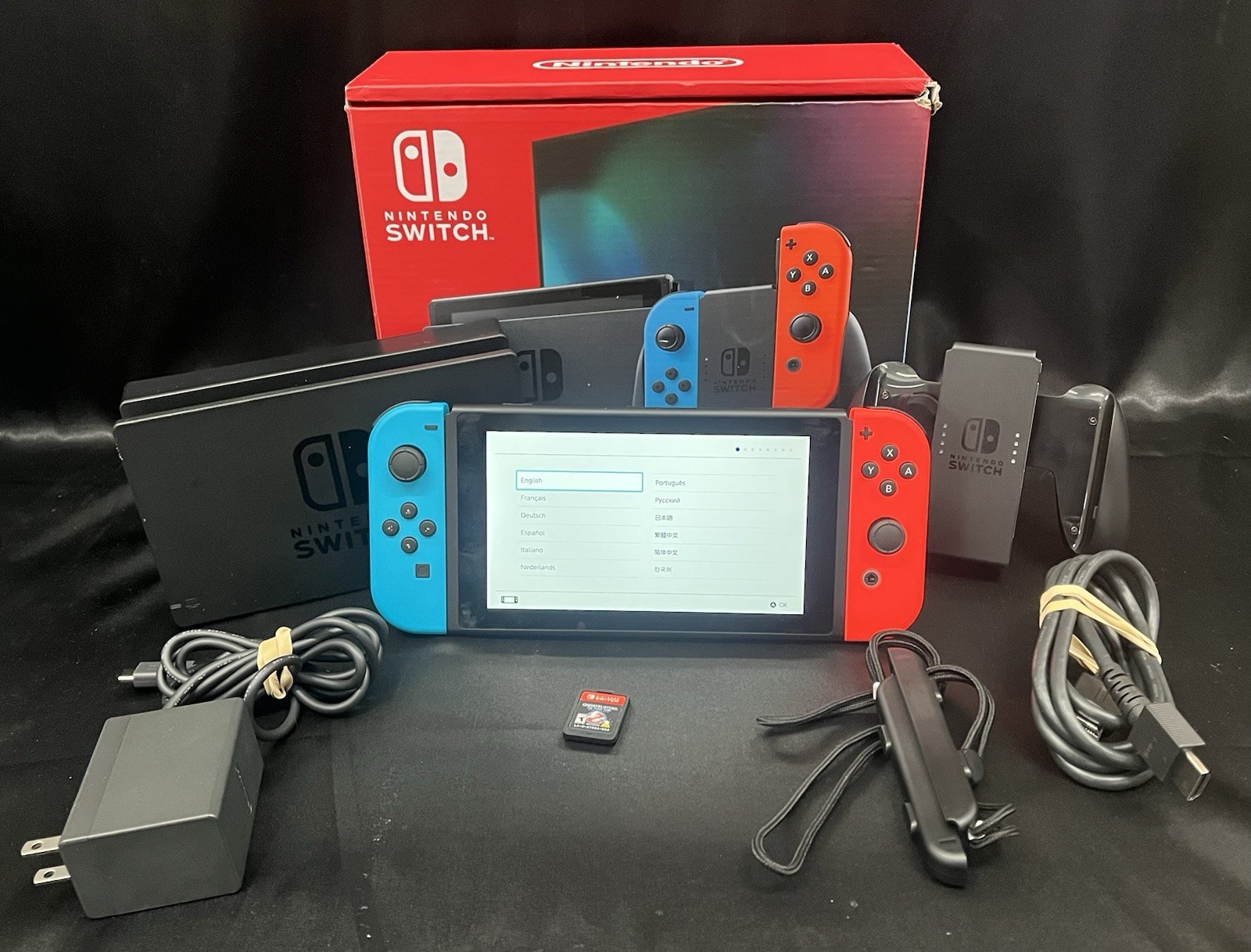 Nintendo Switch 32GB Handheld Console – Neon Red/Neon Blue Hac-001