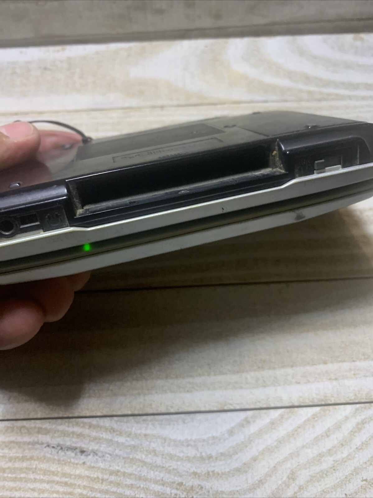 Original Fat Nintendo DS Silver W/ Stylus No Charger