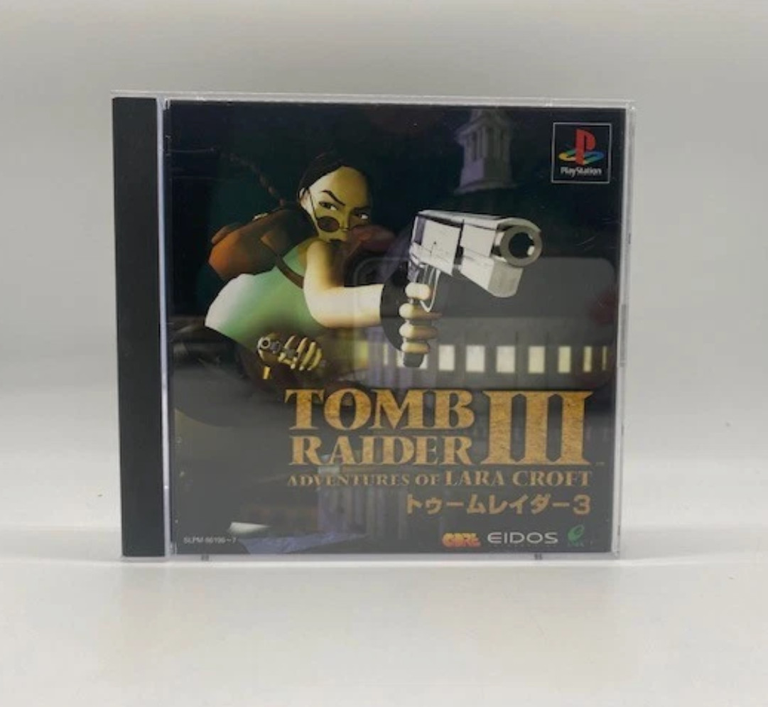 PS2 Playstation2 Console w/ TOMB RAIDER 1-5 set Slim Black SCPH-70000 JP Ver.