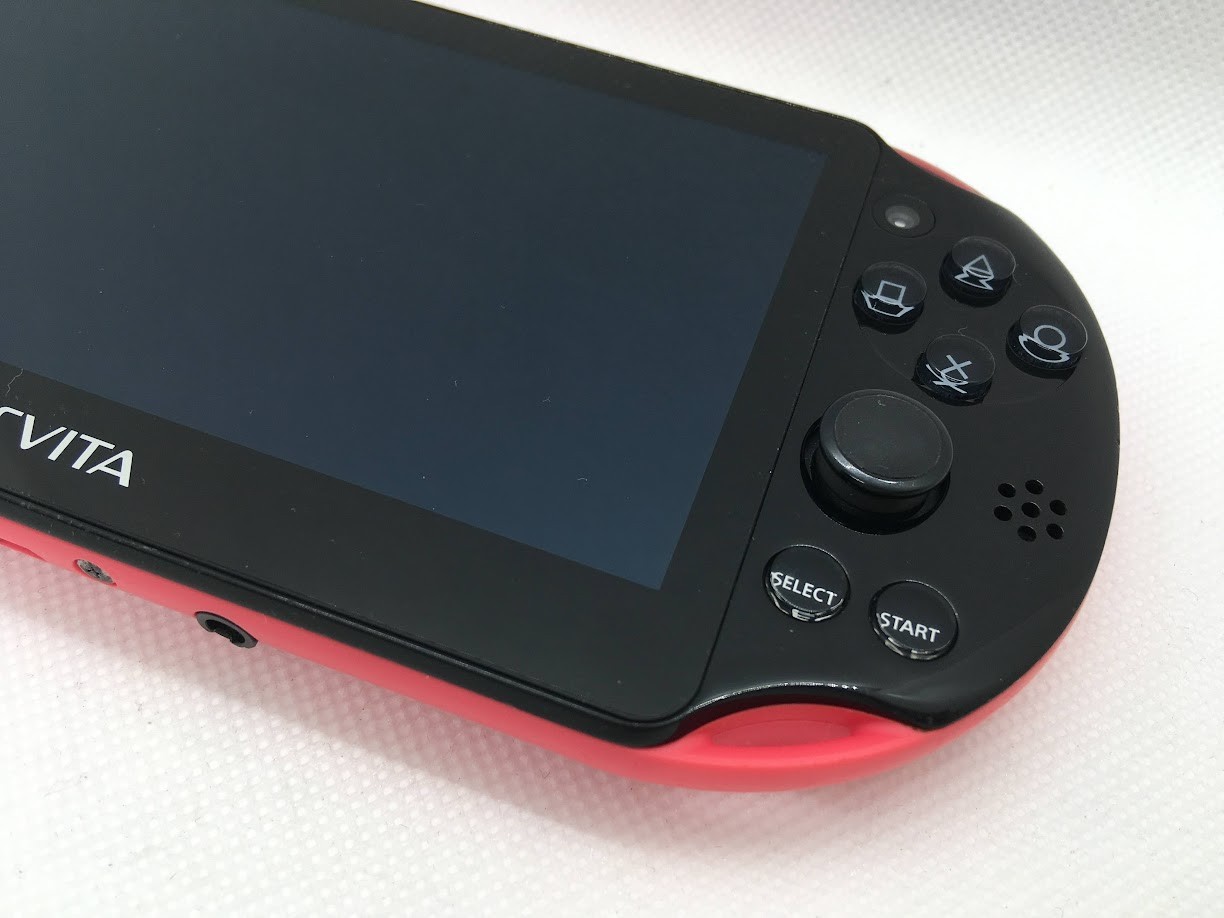 [Read/Exc] Sony PS Vita Pink/Black PCH-2000 ZA15 Slim Console Wi-fi w/Box