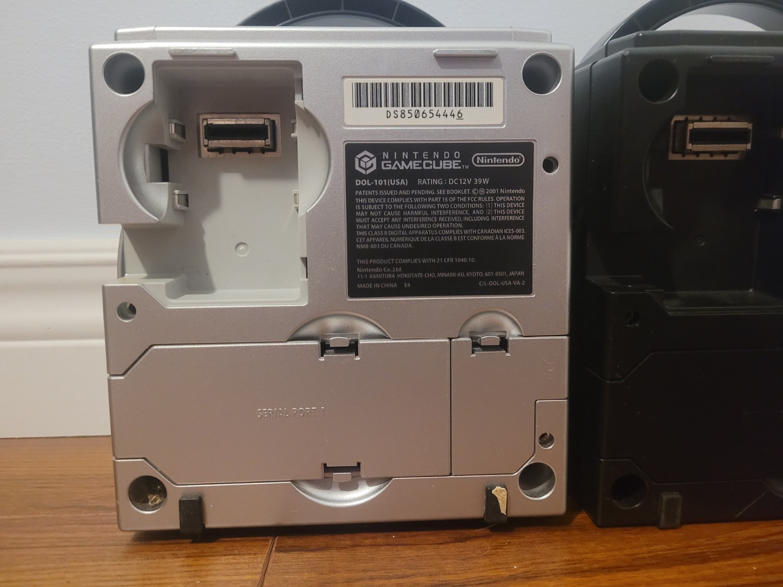 Nintendo GameCube Silver DOL-101 & Black DOL-001 Consoles Only Parts or Repair