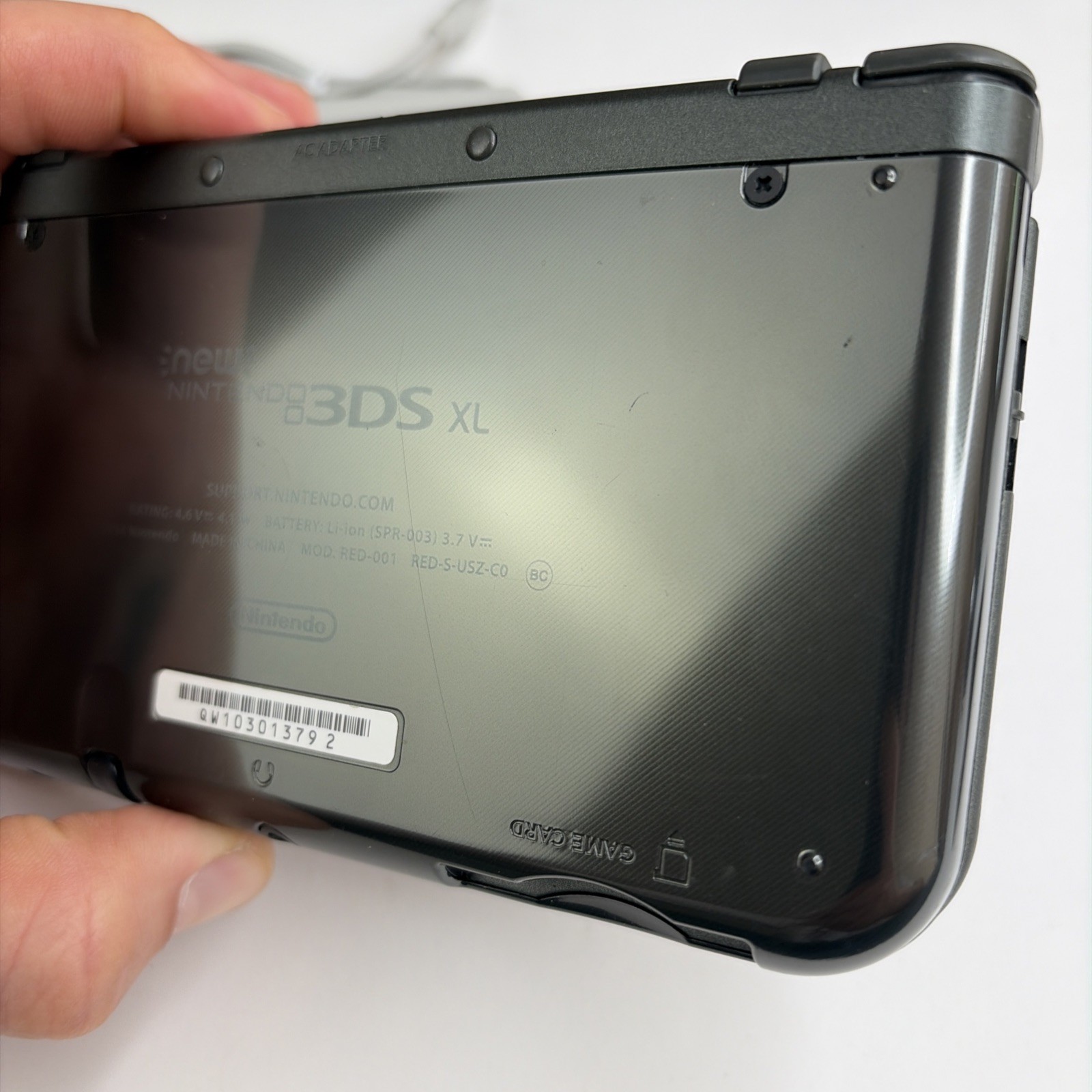 NICE! New Nintendo 3DS XL Gray Black Console Charger Stylus US Version