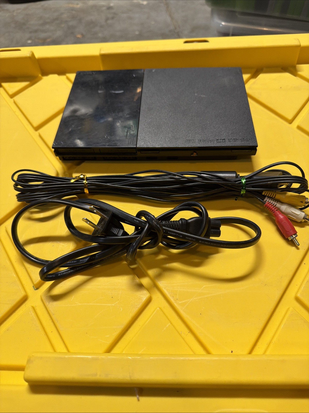Sony PlayStation 2 Slim Console Black Tested . Original Slim.