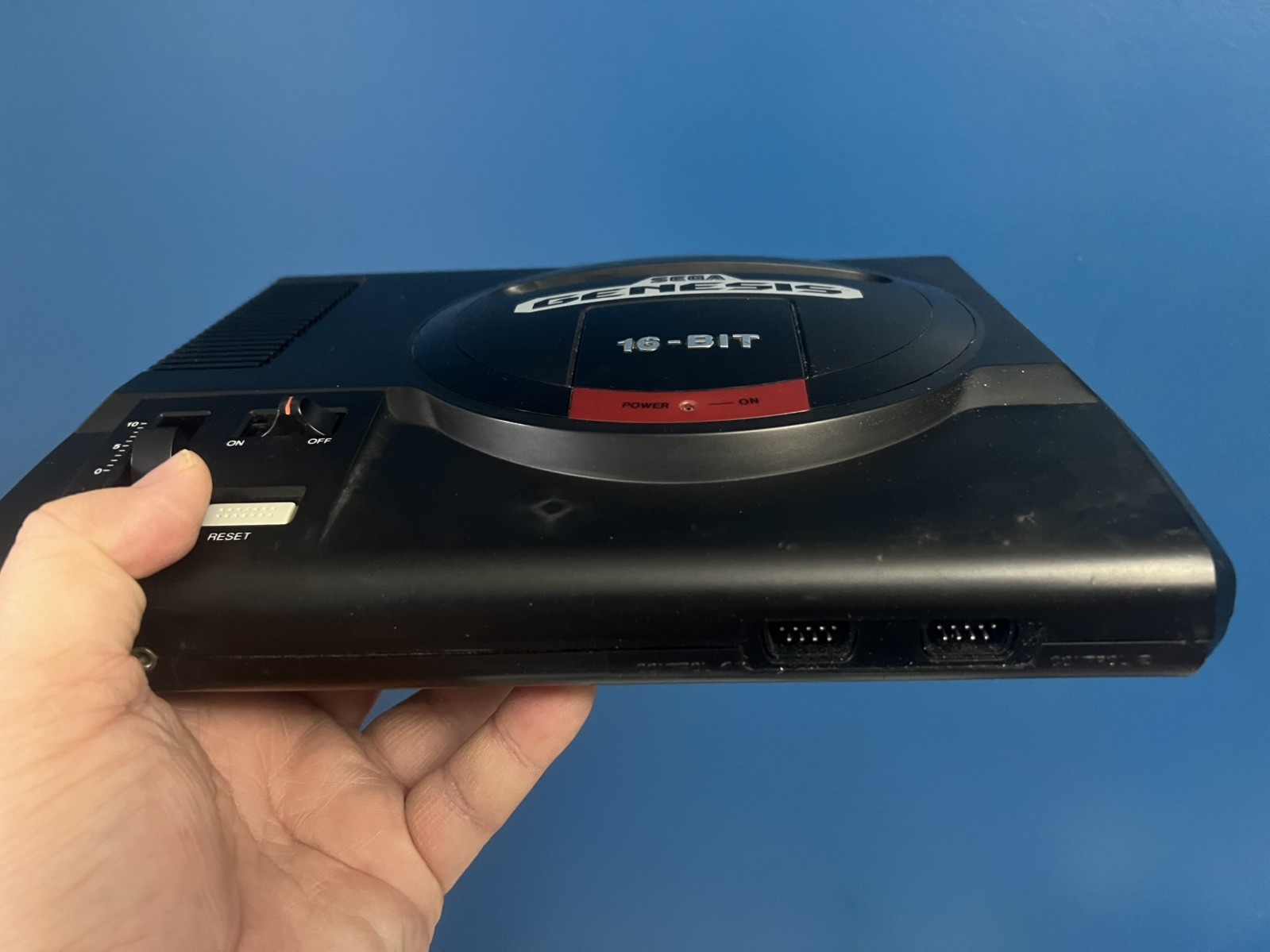 Sega Genesis Model 1 Console Bundle – 6 Games – 2 Controllers – Long AV cable