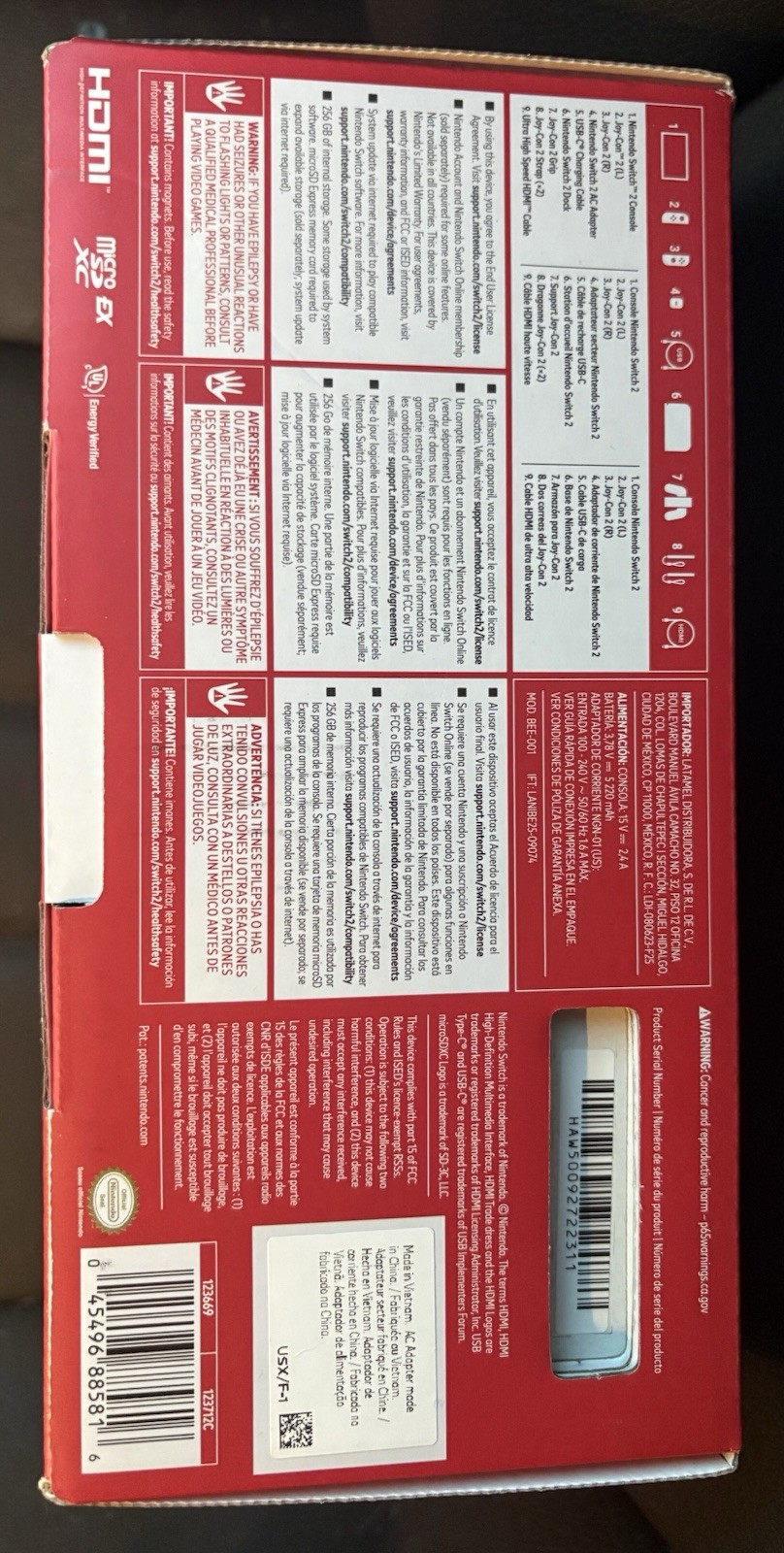 NEW – NINTENDO SWITCH 2 HANDHELD VIDEO GAMING CONSOLE