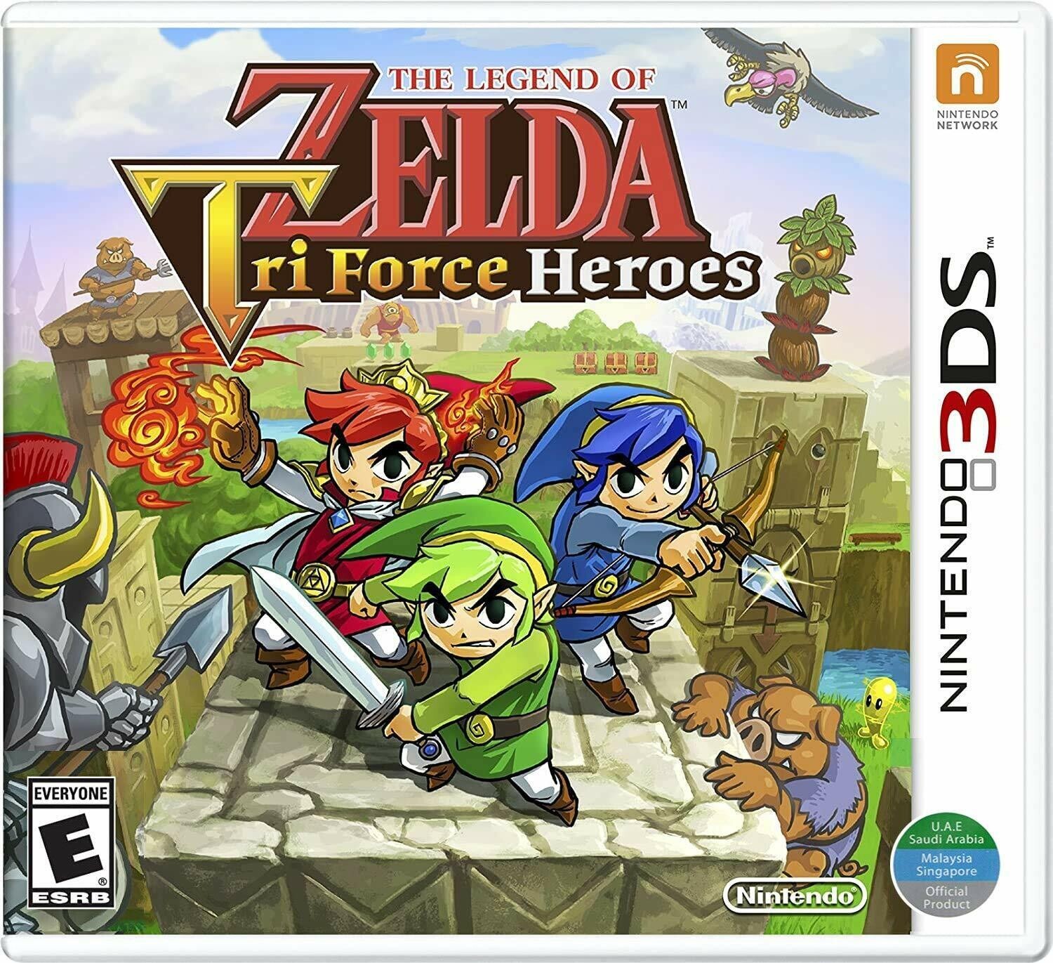 Legend of Zelda: Tri Force Heroes Nintendo 3DS (World Edition) Brand New