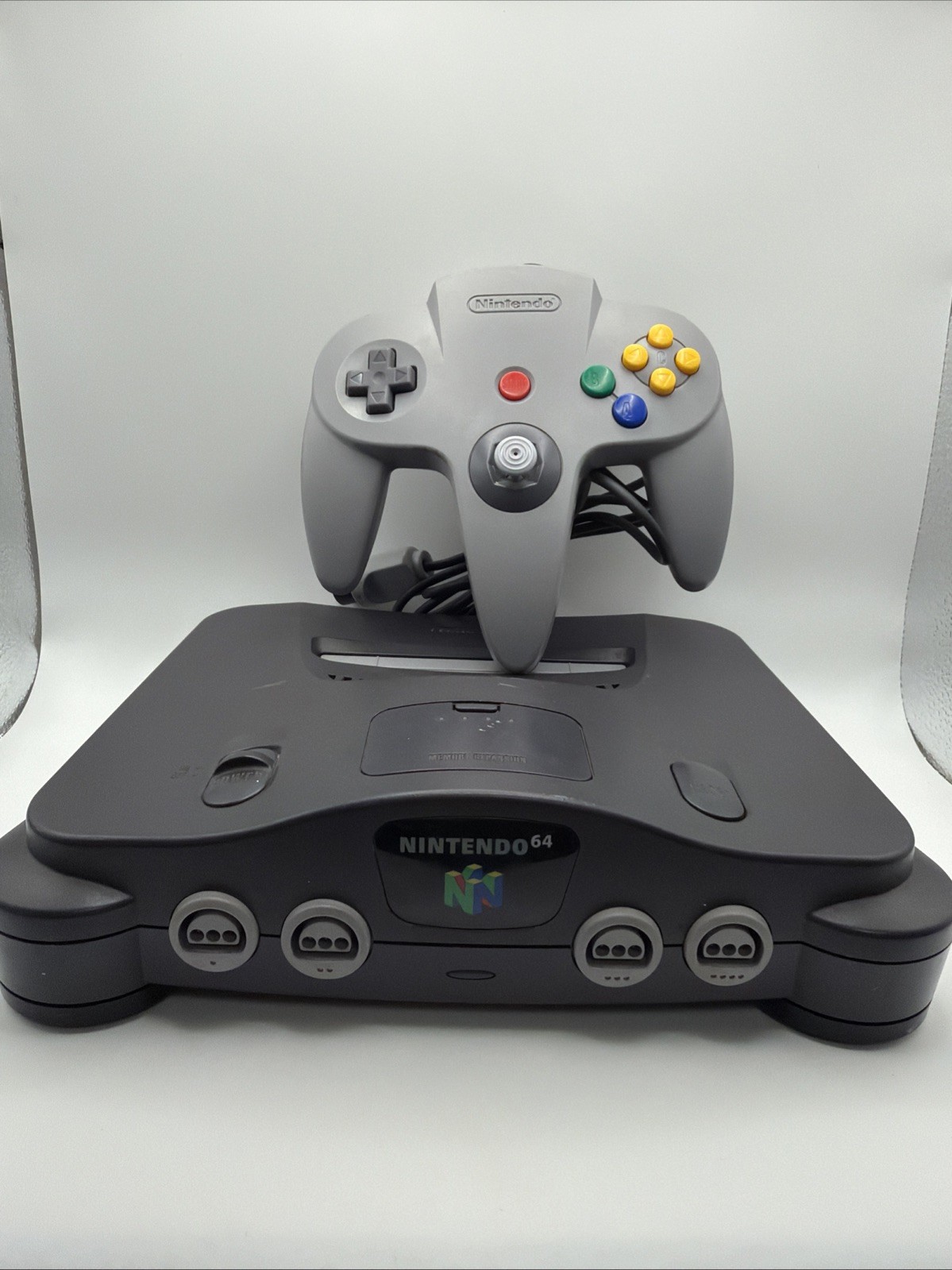 Nintendo 64 System 32MB Home Console – Gray Tested Working N64 W/ Controller