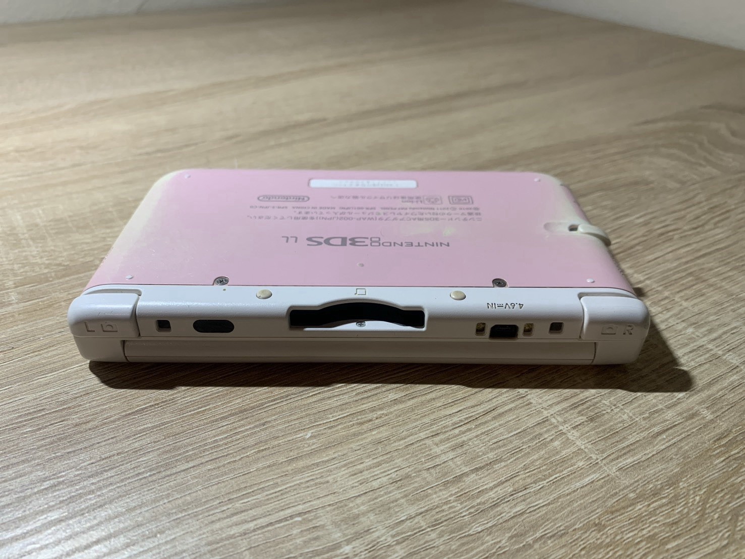 1344 Nintendo 3DS LL Pink White Good TESTED