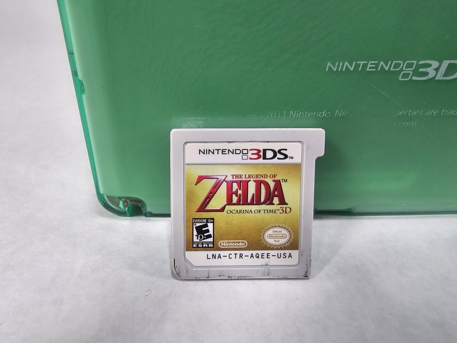 Nintendo 3DS Original CTR-001 Red Working Condition/Tested With Charger & Zelda