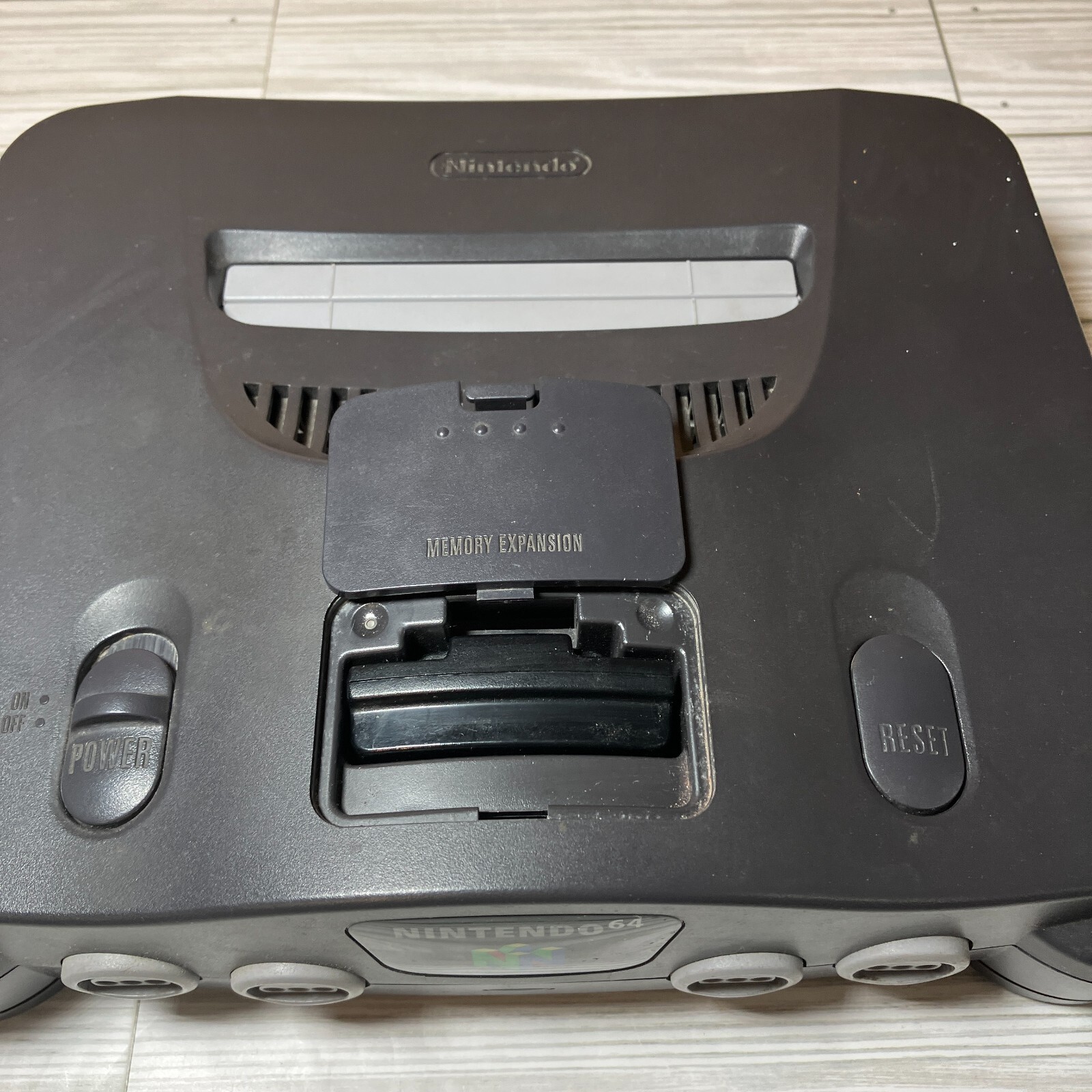 Nintendo 64 N64 System Console OEM Bundle Lot w/ Mario Game – No AV