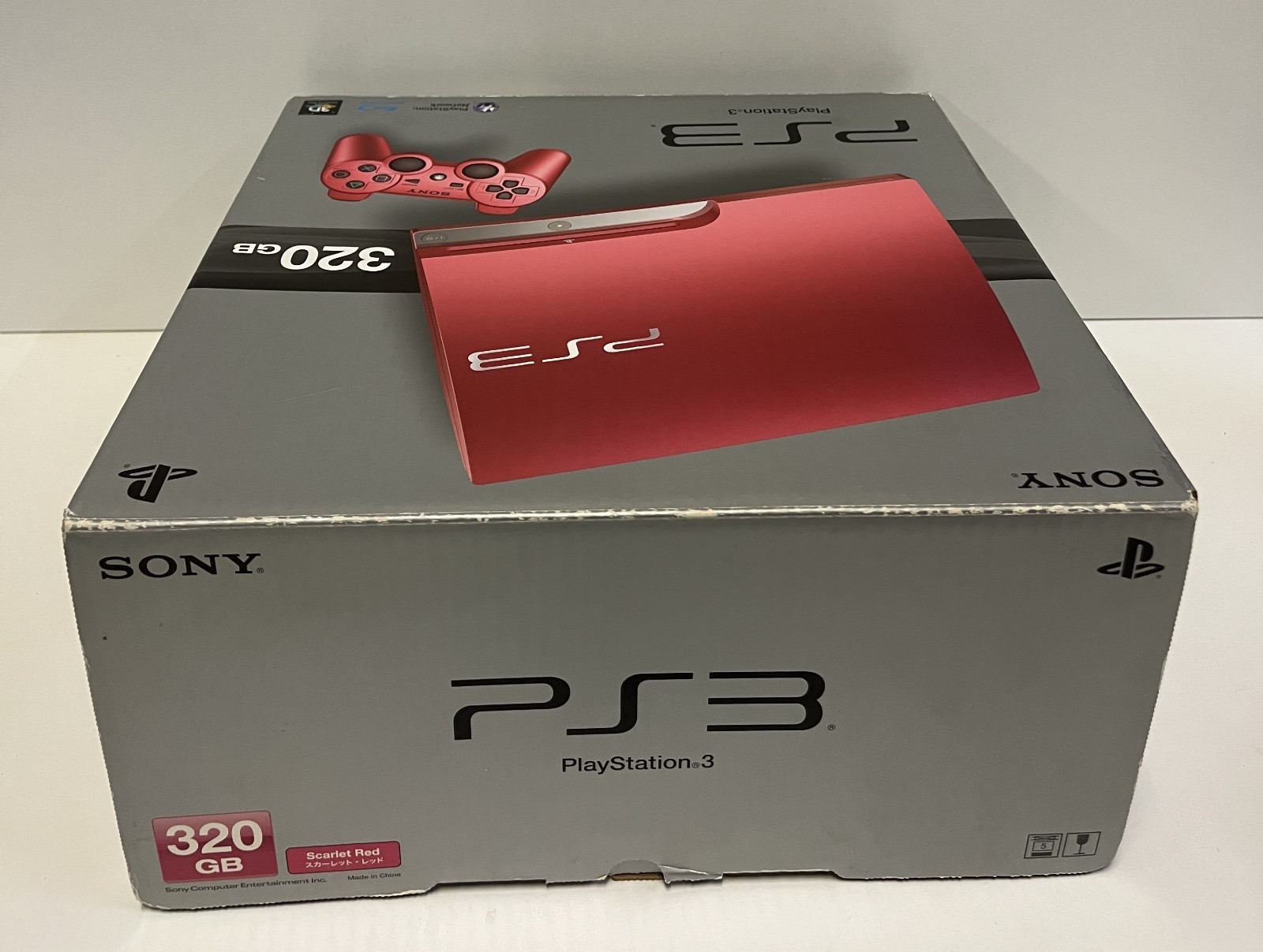 PLAYSTATION 3 LIMITED EDITION SCARLET RED 320GB CECH-3000B SR JAPAN CONSOLE
