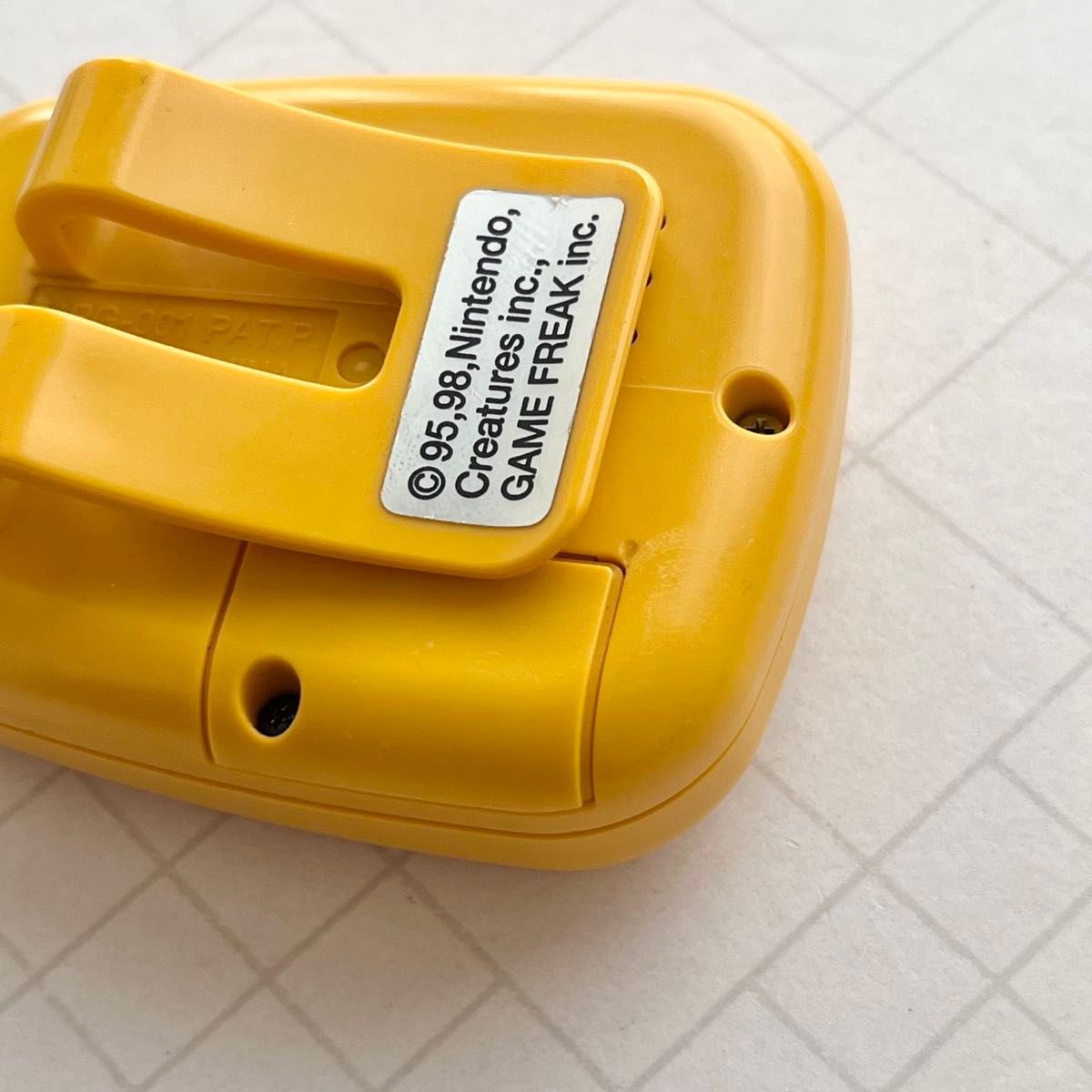 Nintendo Pocket Pikachu Yellow MPG-001 Pedometer Tested Working Cleaned Japan